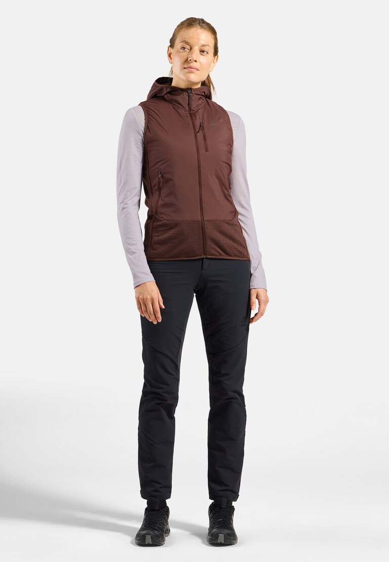 The Ascent wool insulated hybrid vest