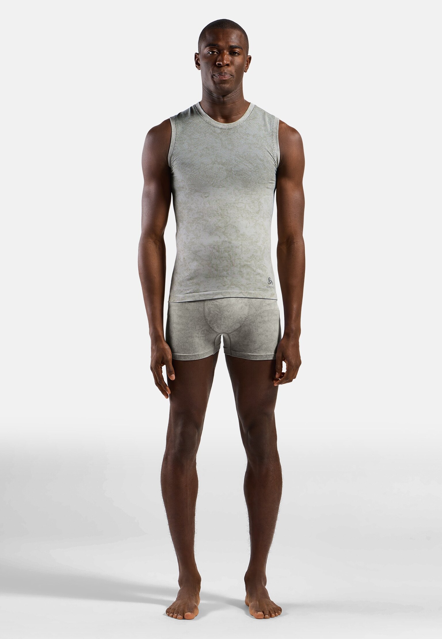 Ärmelloser Performance Light Base Layer mit Rain-Dye-Effekt