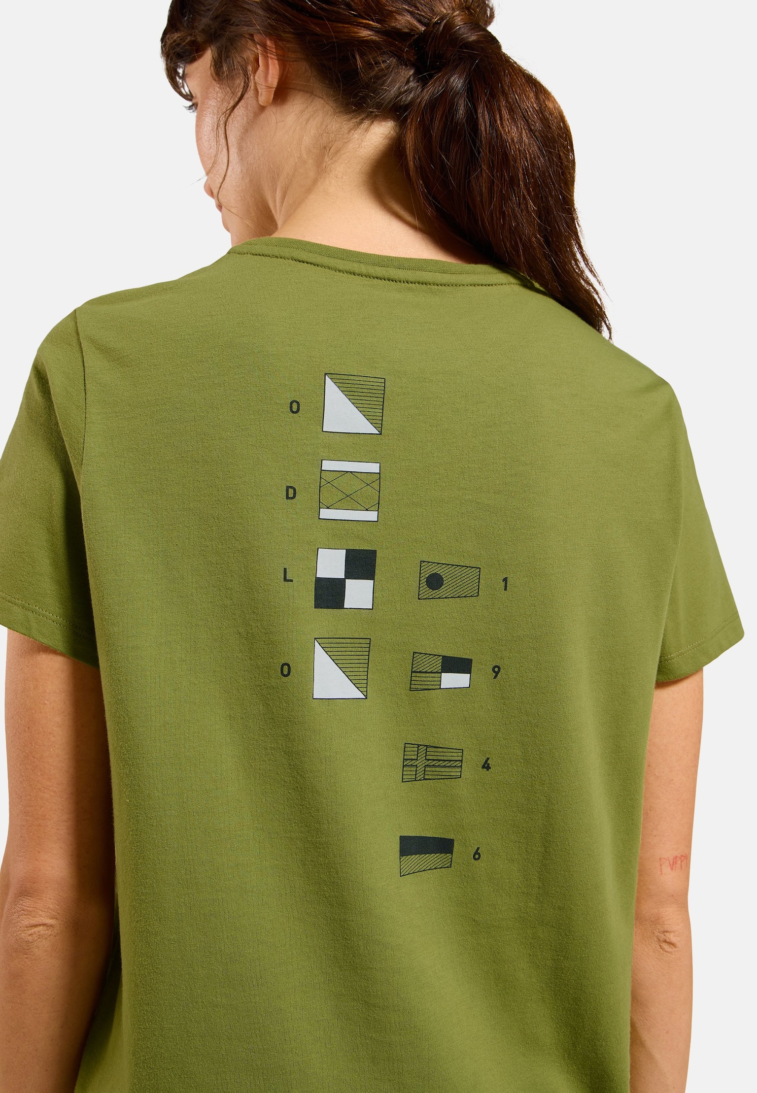 T-Shirt Cotton Blend Odlo Flags