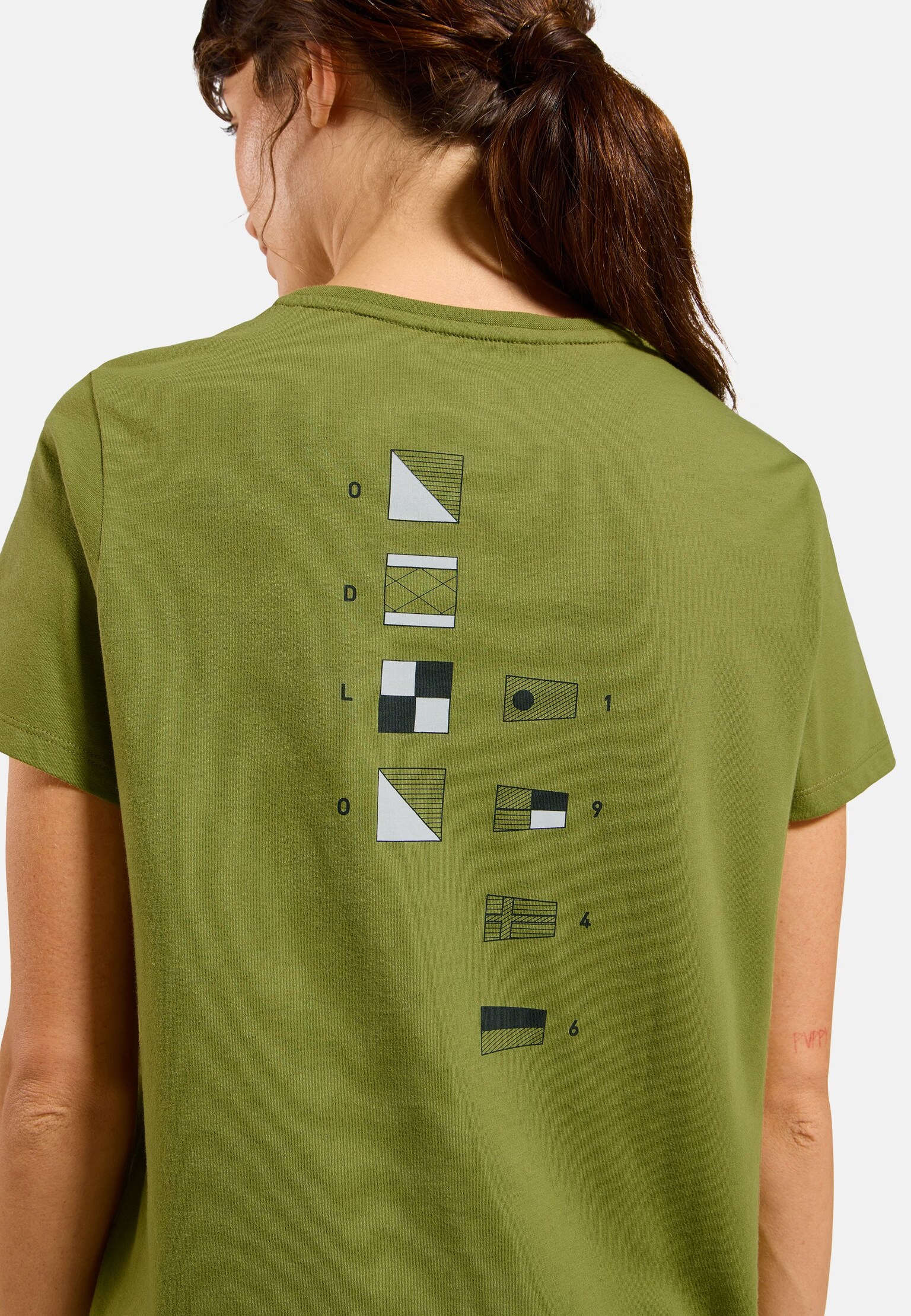 T-shirt in misto cotone Ascent Nautical Flags