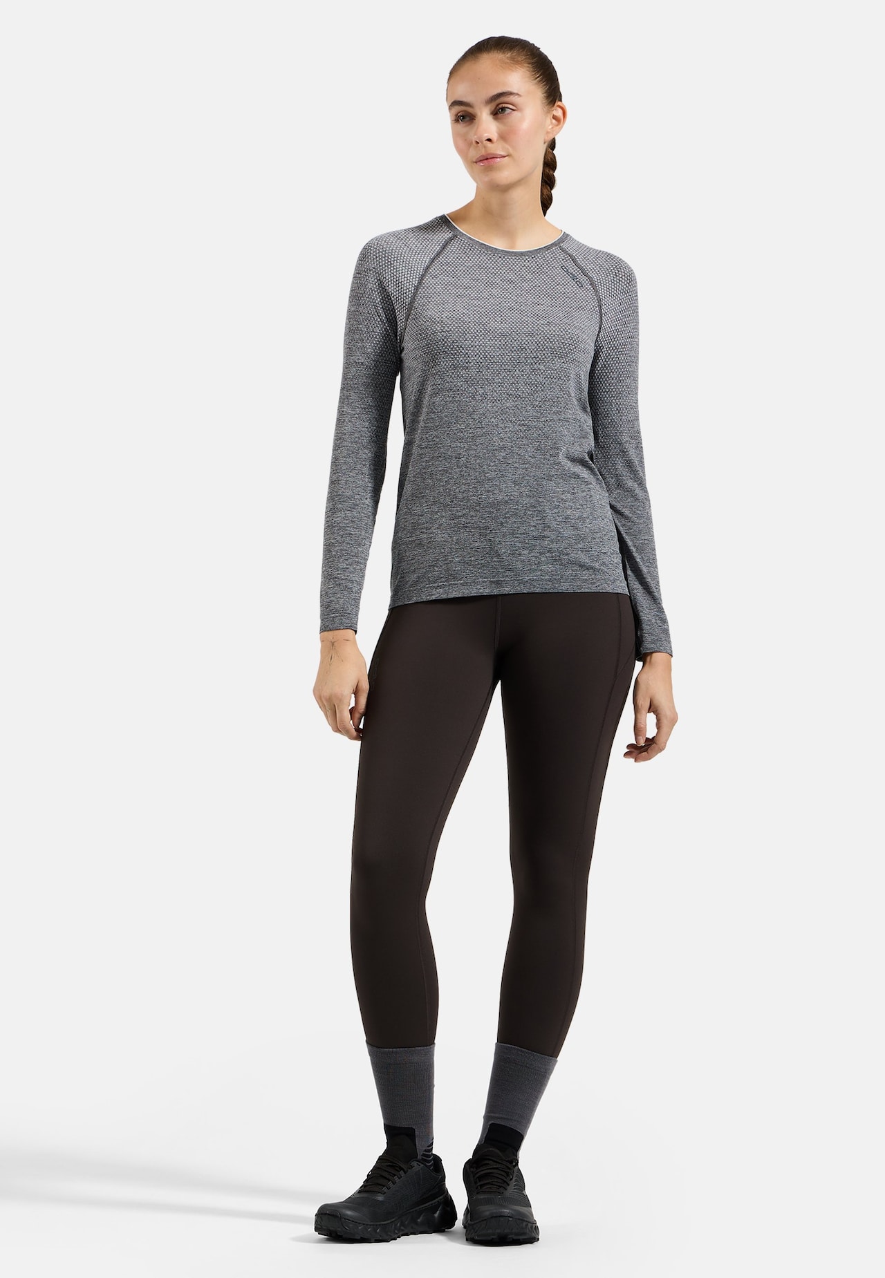 Essential Seamless Hardloop Shirt met Lange Mouwen