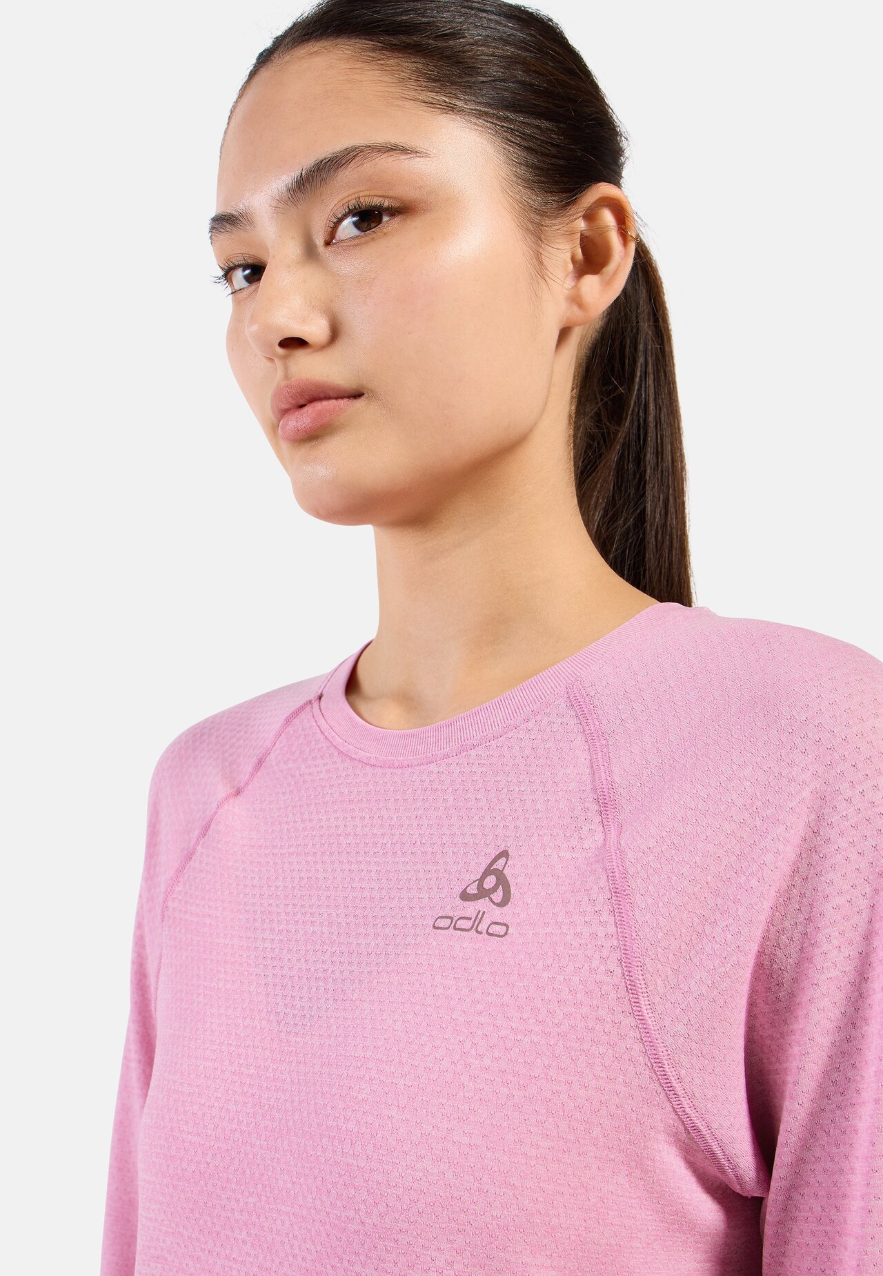 T-shirt da running Essential Seamless a maniche lunghe