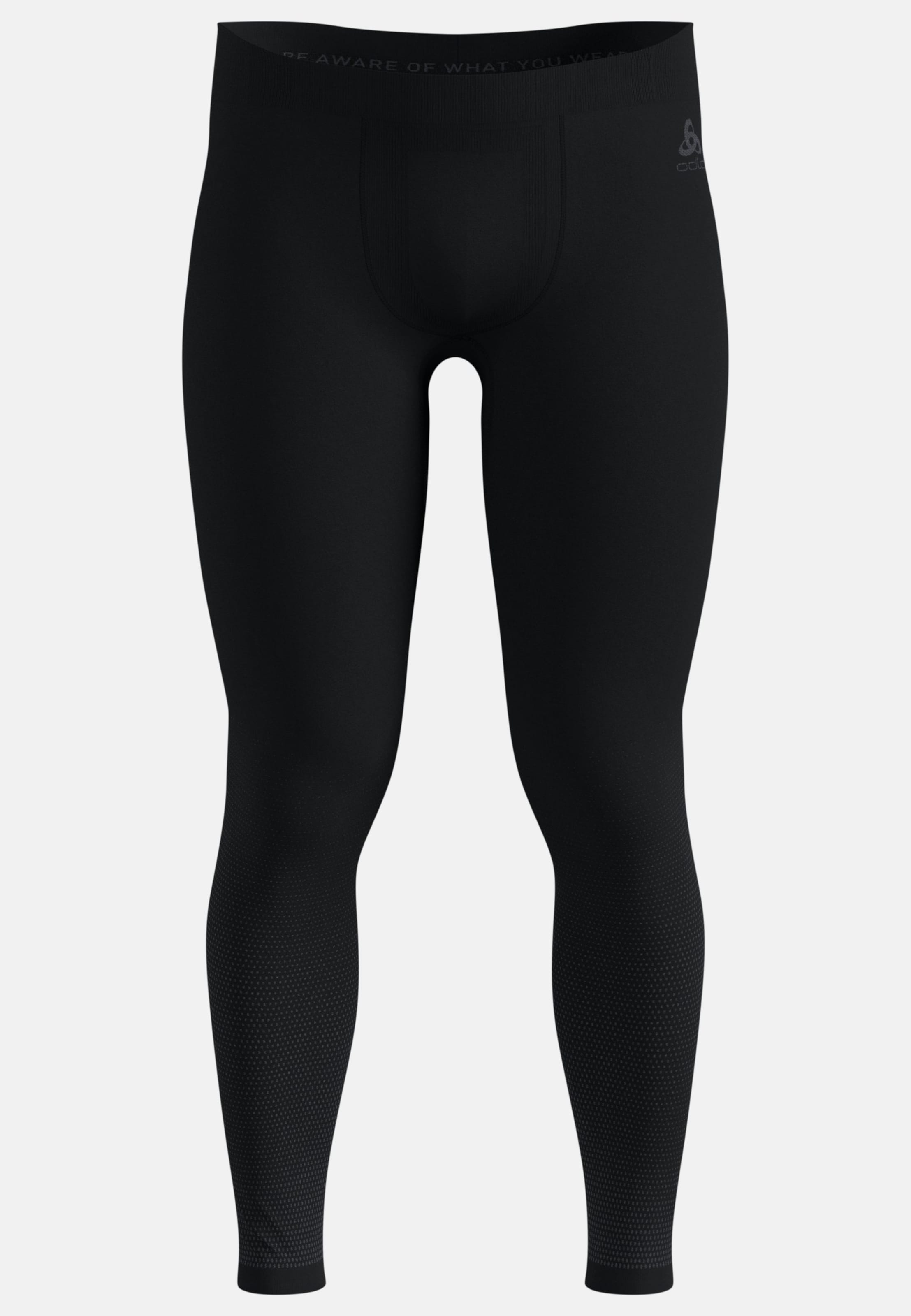 Odlo Performance Light Base-Layer-Tights für Herren, L, schwarz