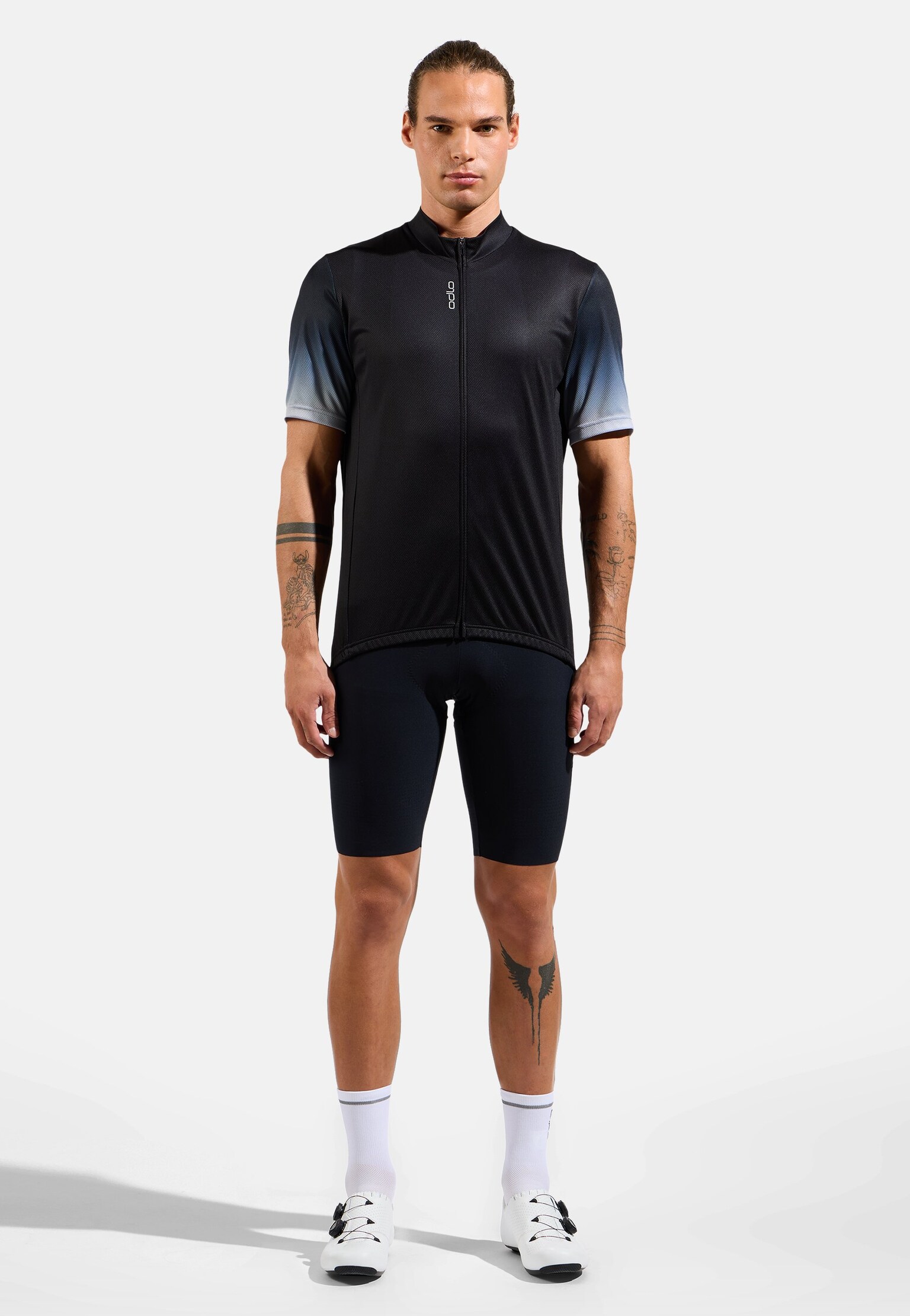 Essential Print Fietsshirt Full-Zip