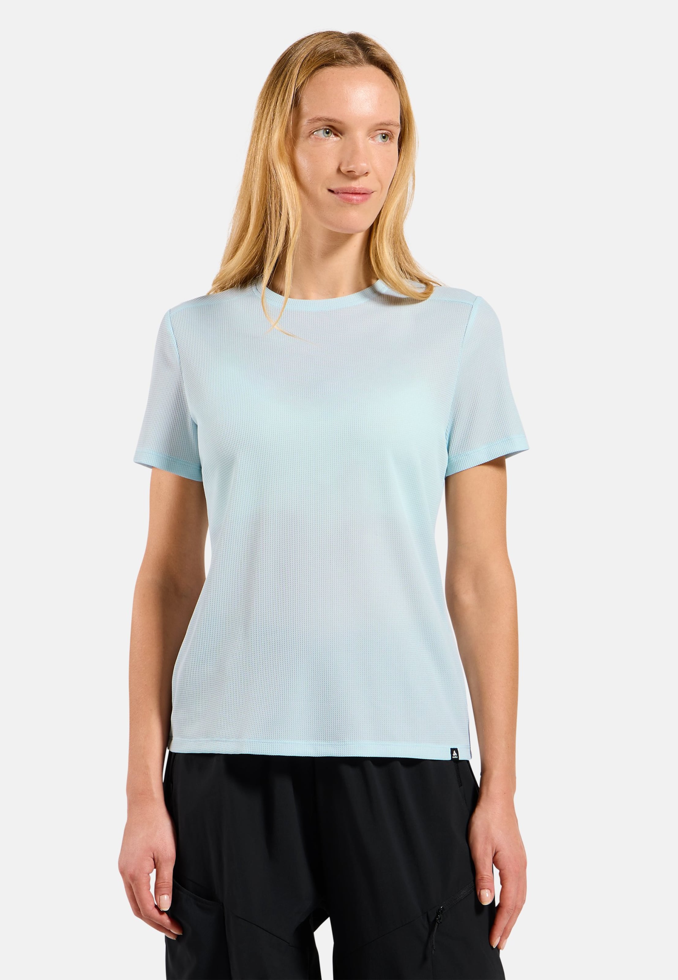 Odlo Cubic Light T‑Shirt mit Rundhalsausschnitt für Damen, XL, blau