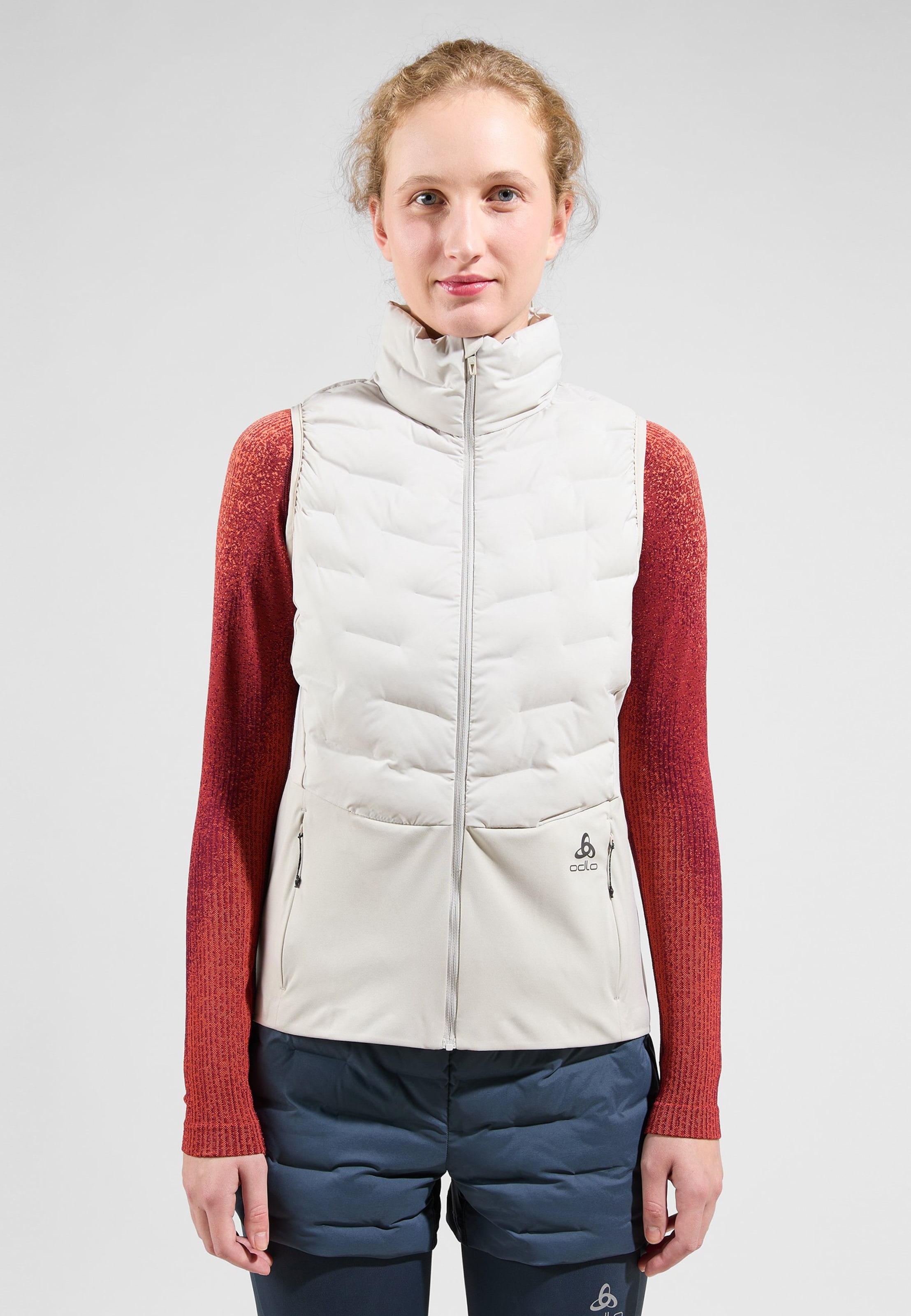 Odlo Zeroweight Insulator Laufweste für Damen, XS, beige
