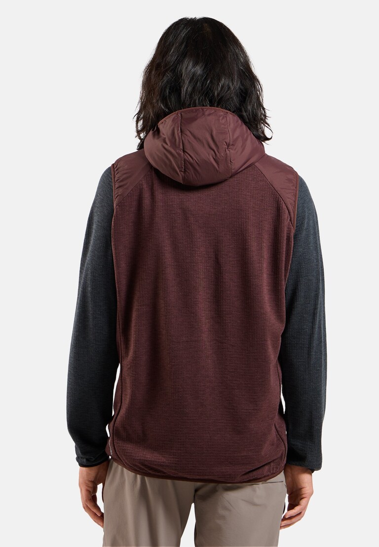 The Ascent wool insulated hybrid vest