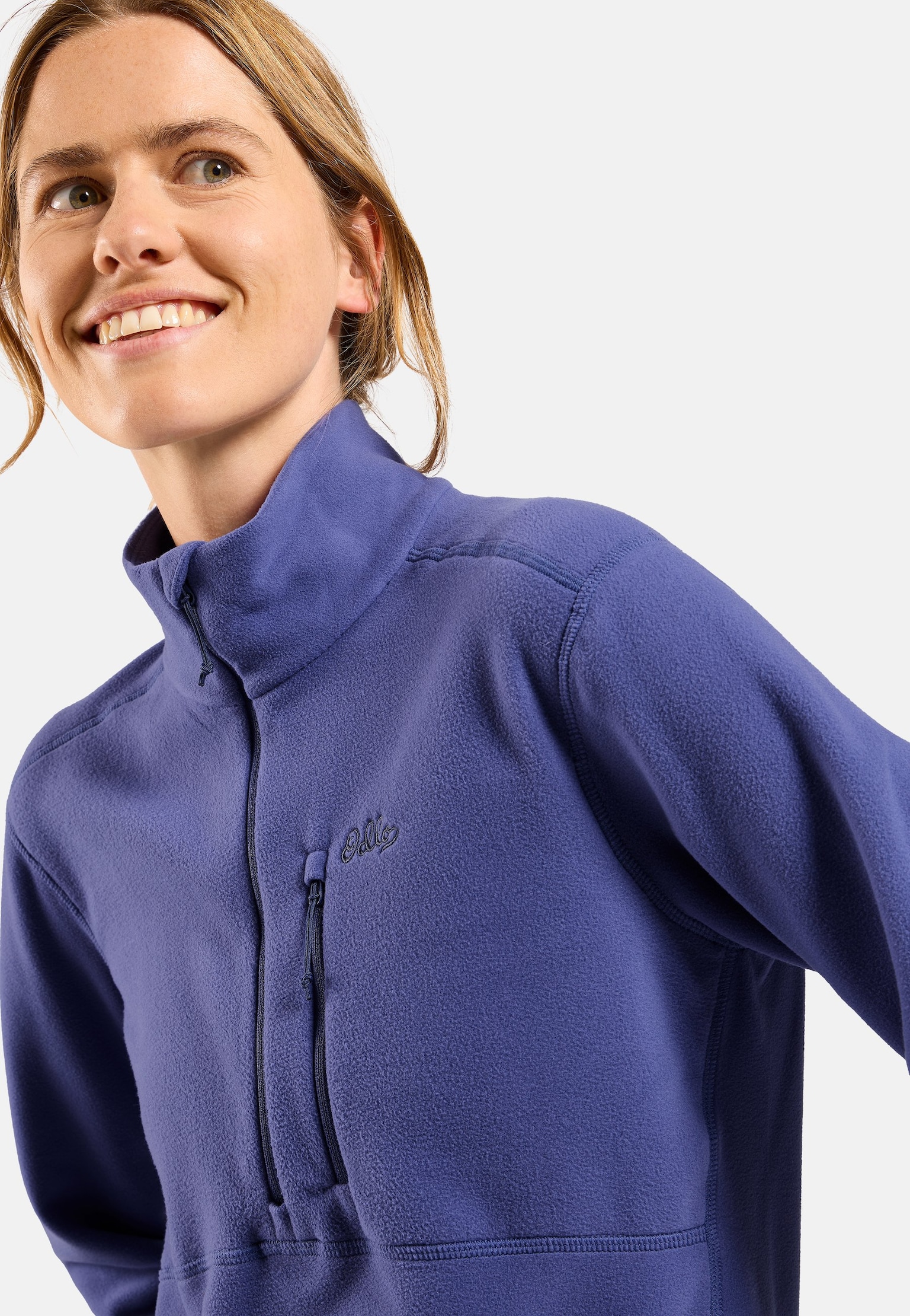 Klassischer Essentials Multisport Mid Layer aus Fleece mit Halbreissverschluss