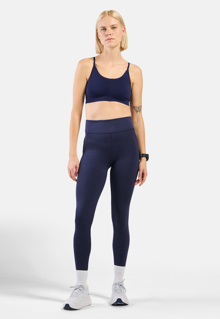 The Seamless soft-support reversible sports bra