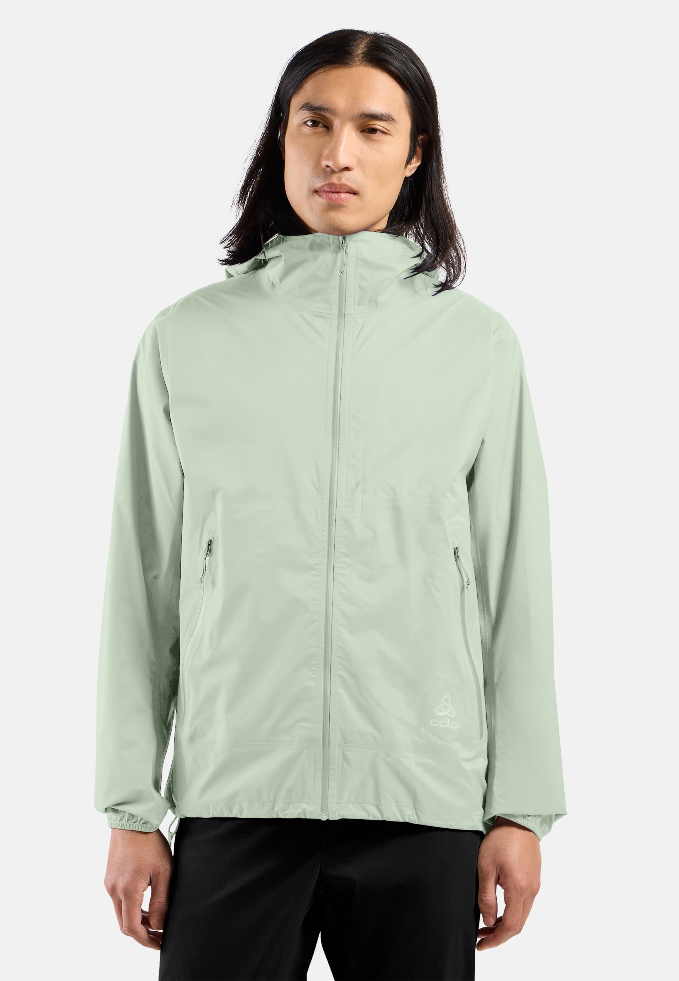 Odlo Wasserdichte Essentials 2.5L Hardshell-Jacke für Herren, S, grün