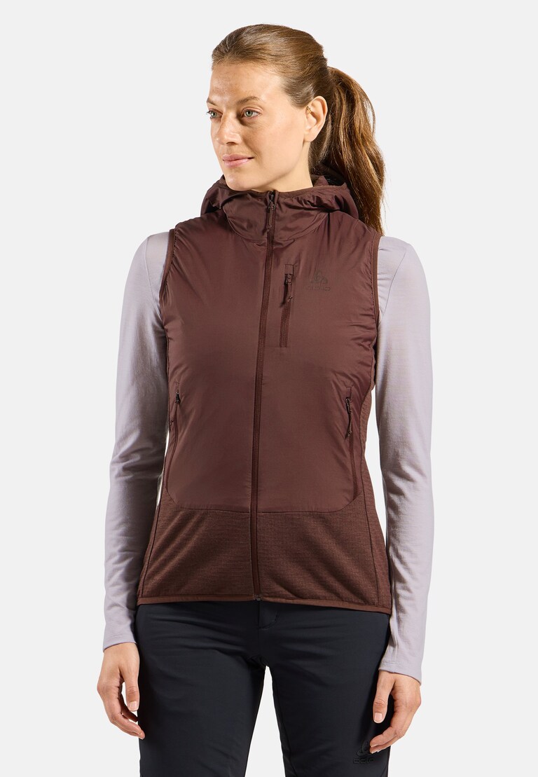 The Ascent wool insulated hybrid vest