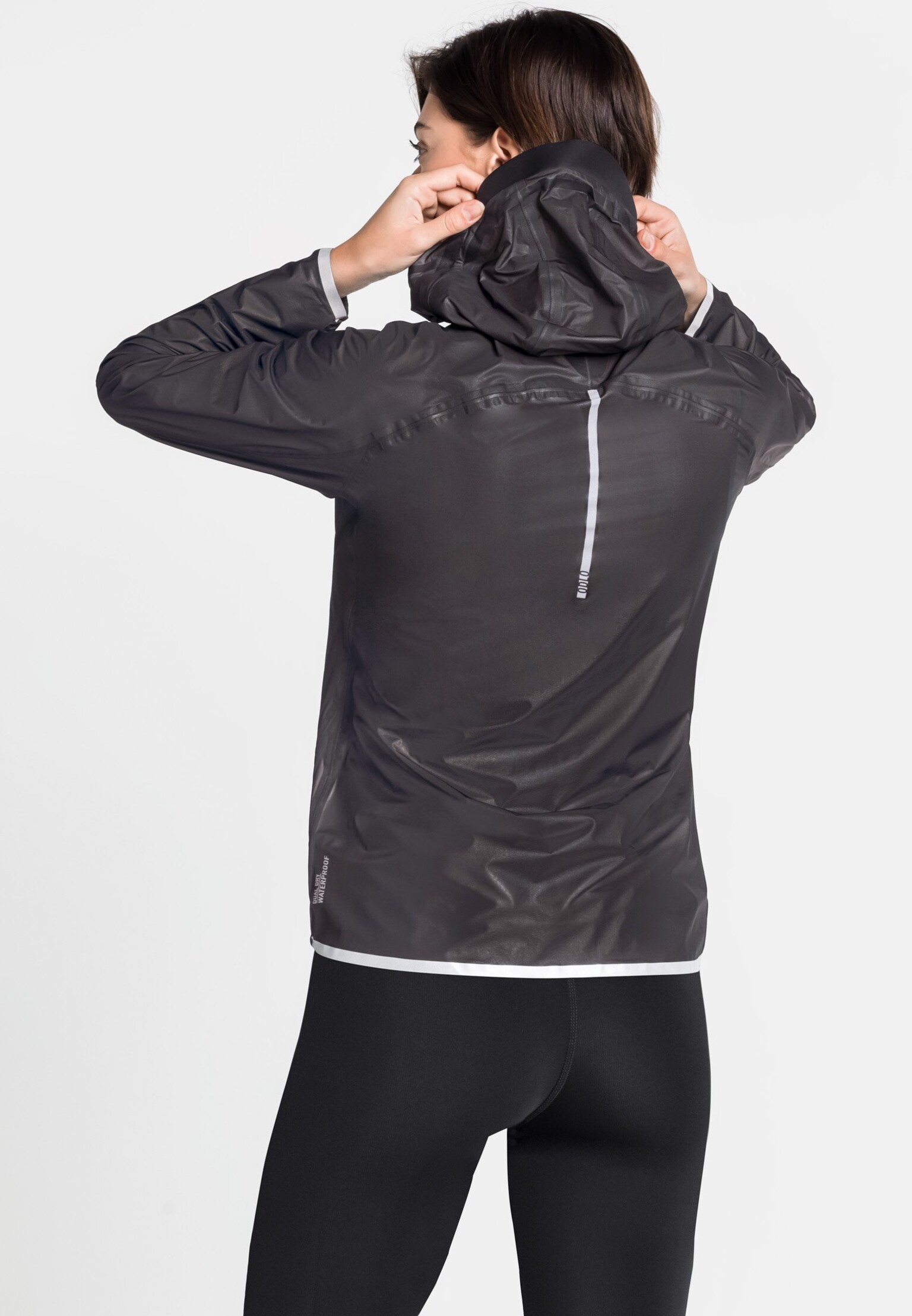 Wasserdichte Zeroweight Dual Dry Performance Knit Laufjacke