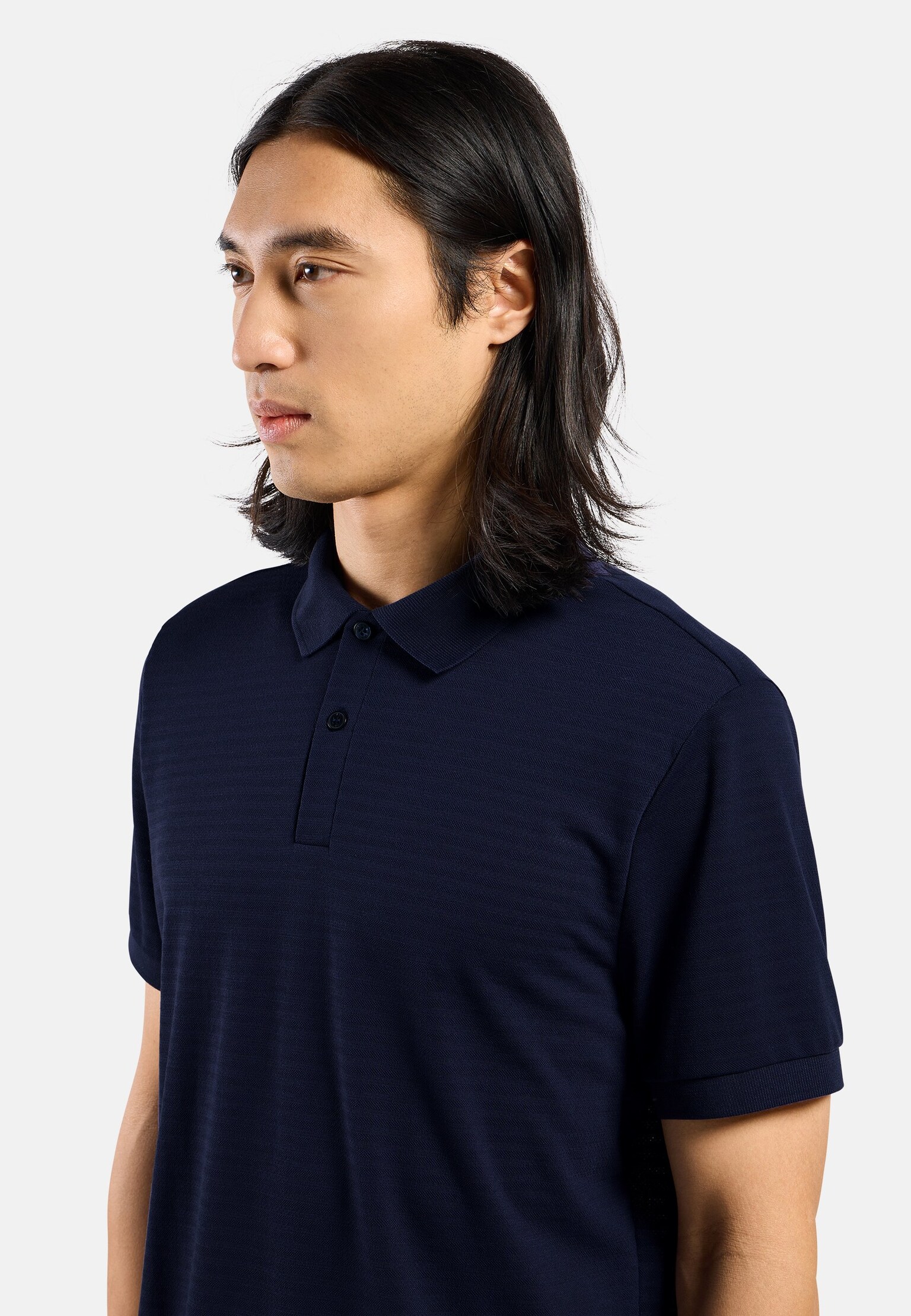 Ascent Poloshirt mit Naturfasern