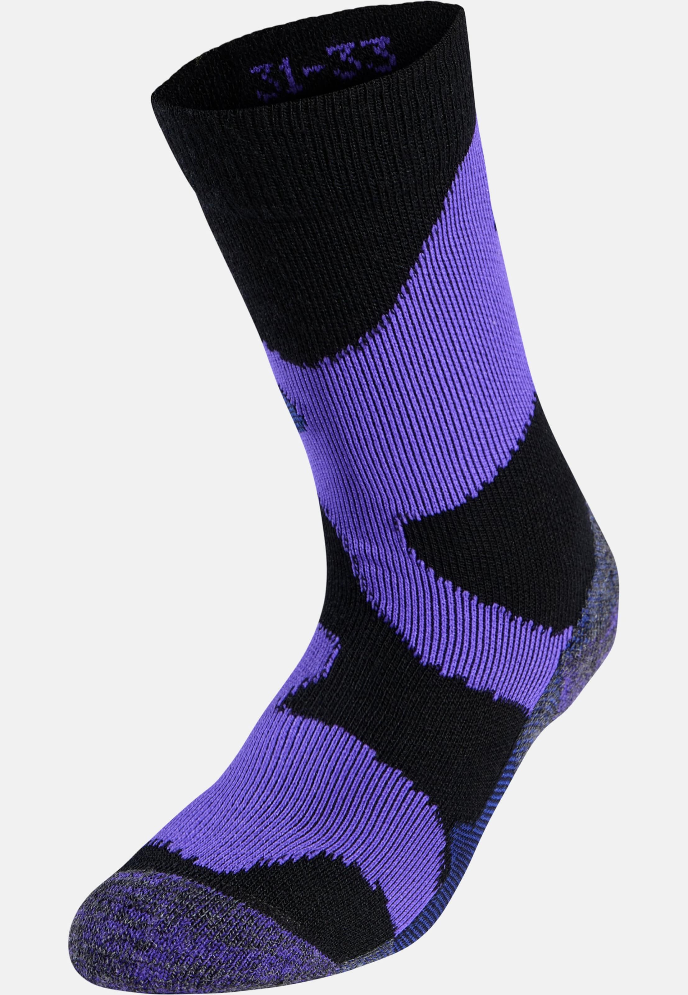 Odlo Adventurer Merino Warm Socken für Kinder, 23-26, lila