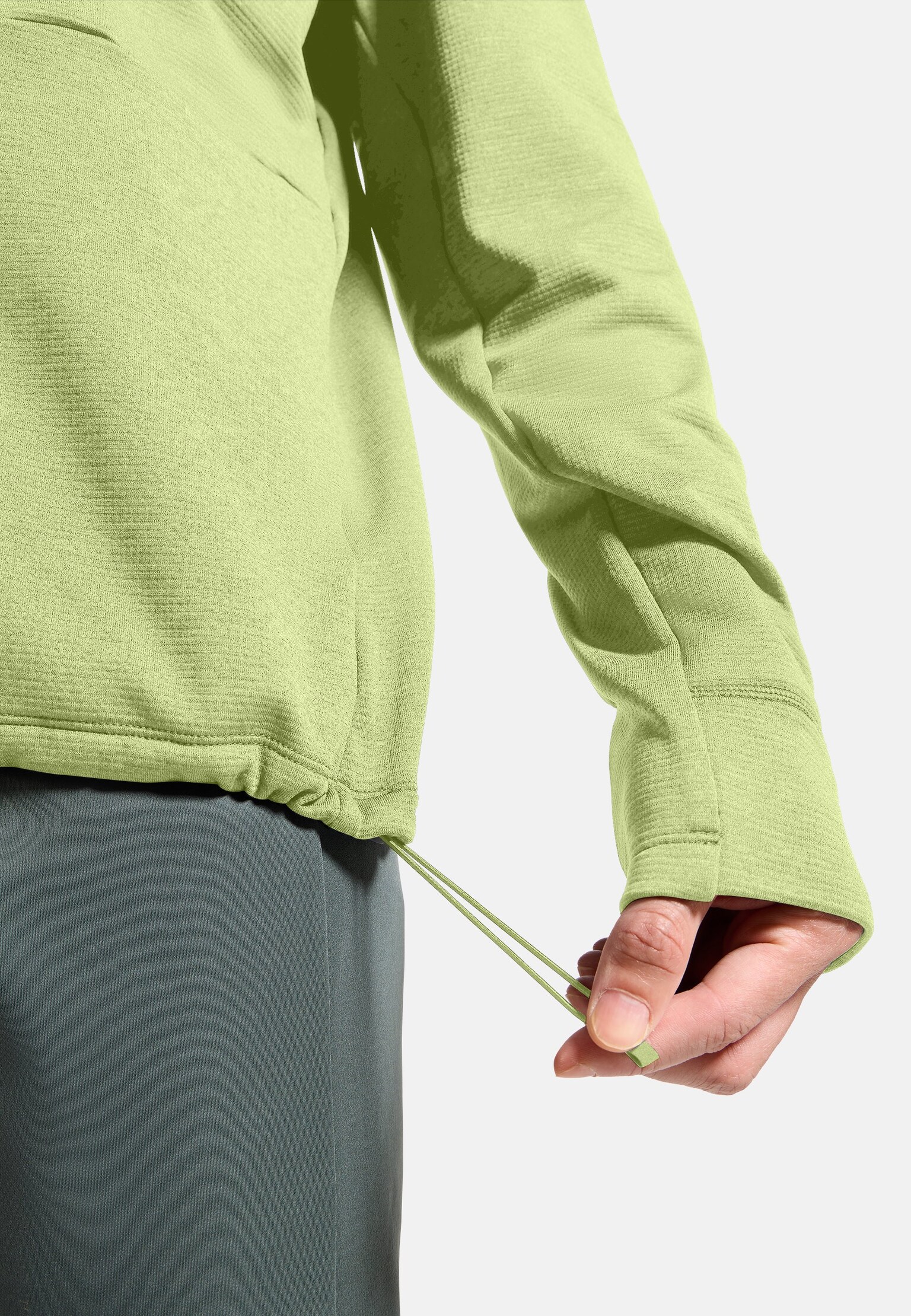 Essentials Multisport Mid Layer aus Grid-Fleece mit Halbreissverschluss