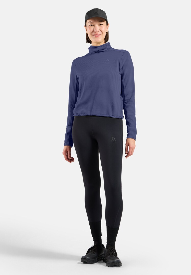 Pull col roulé côtelé ecru femme | Cache Cache