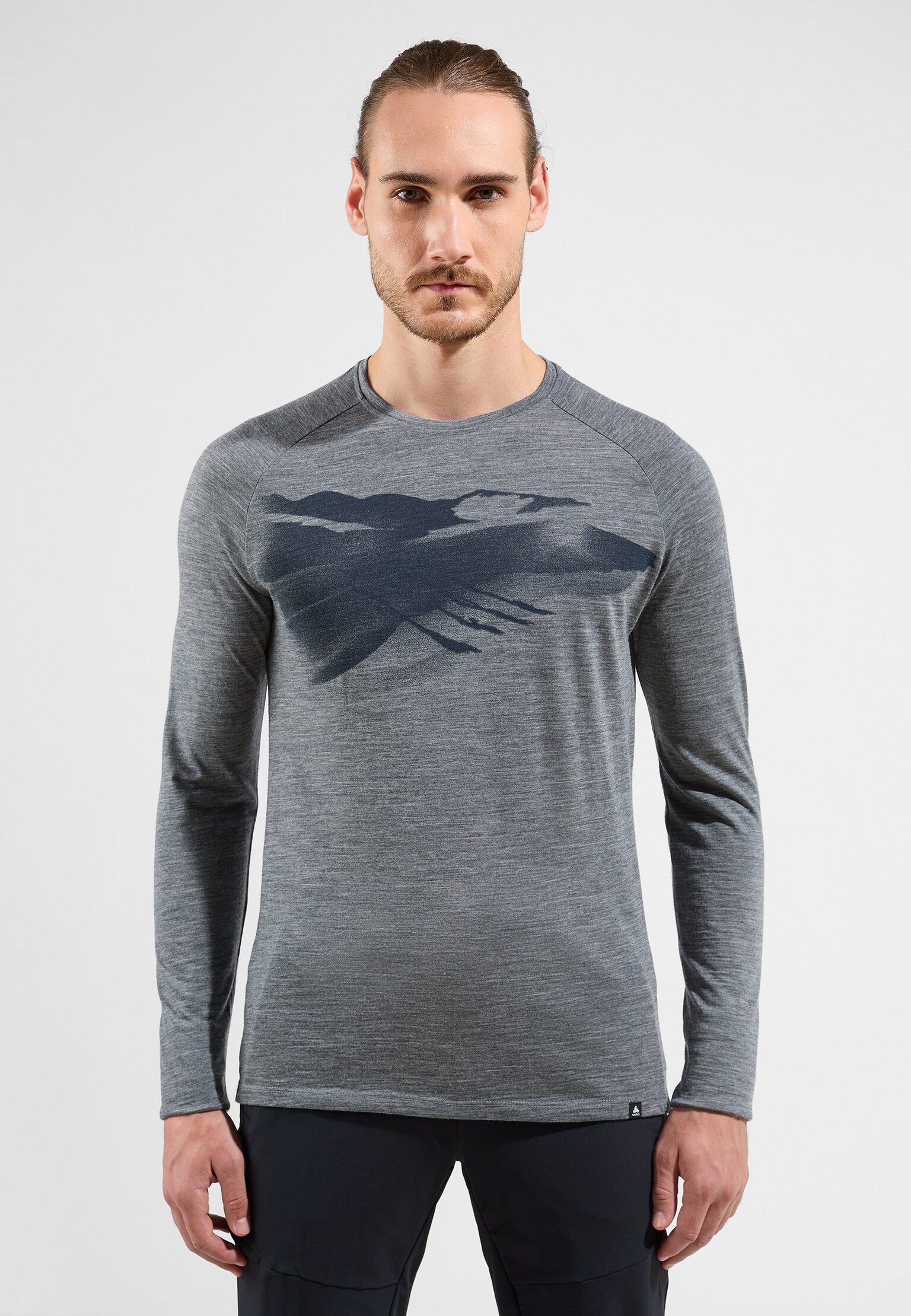 Haut à motif Breaking Trail en laine mérinos 200 Ascent 365