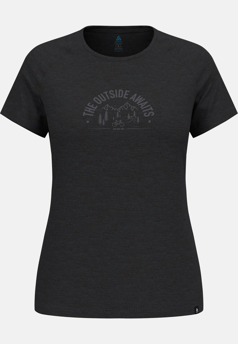 The Ride 365 Performance Wool 130 print t-shirt