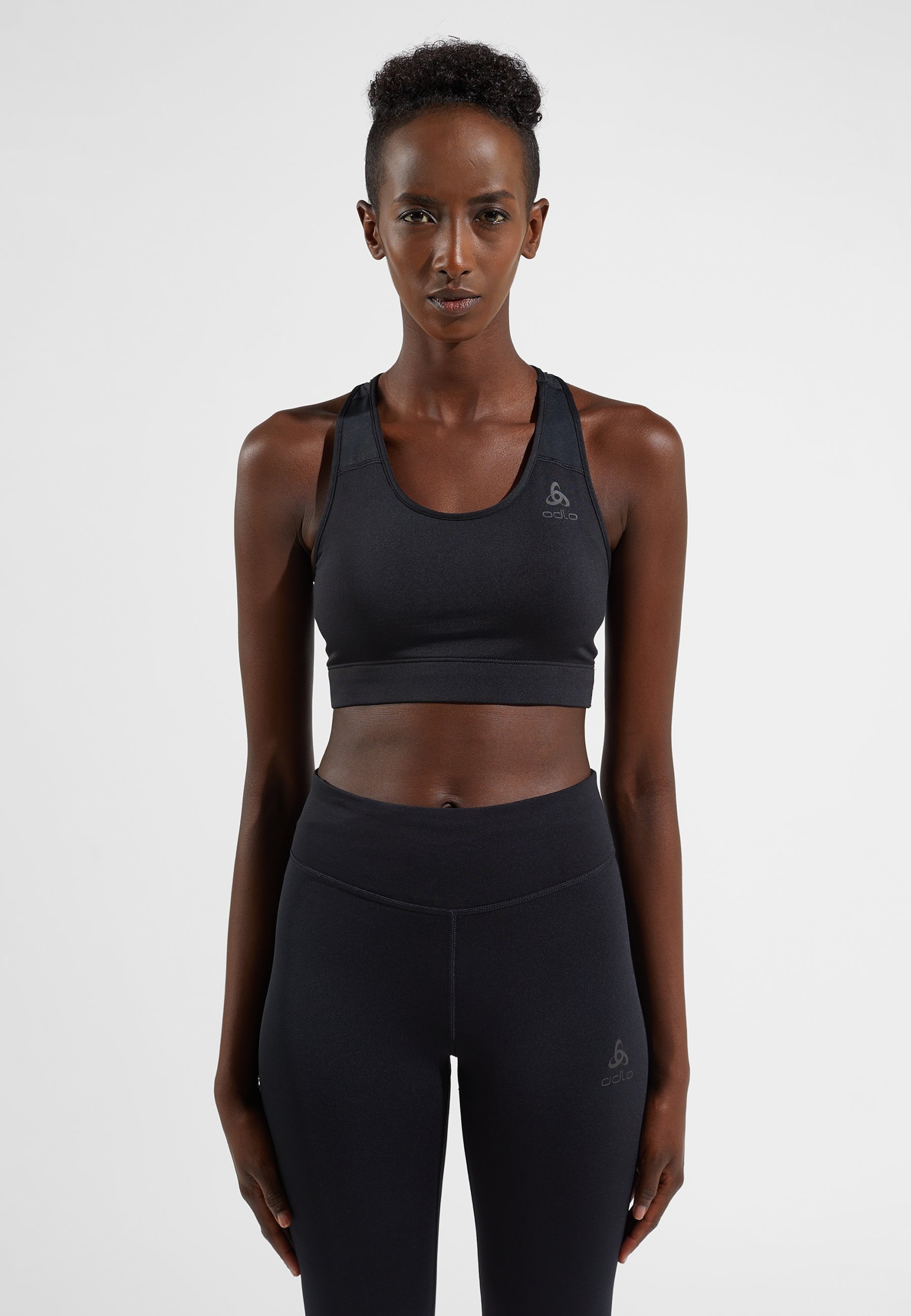 Odlo Essentials Bralette mit Print für Damen, XS, schwarz