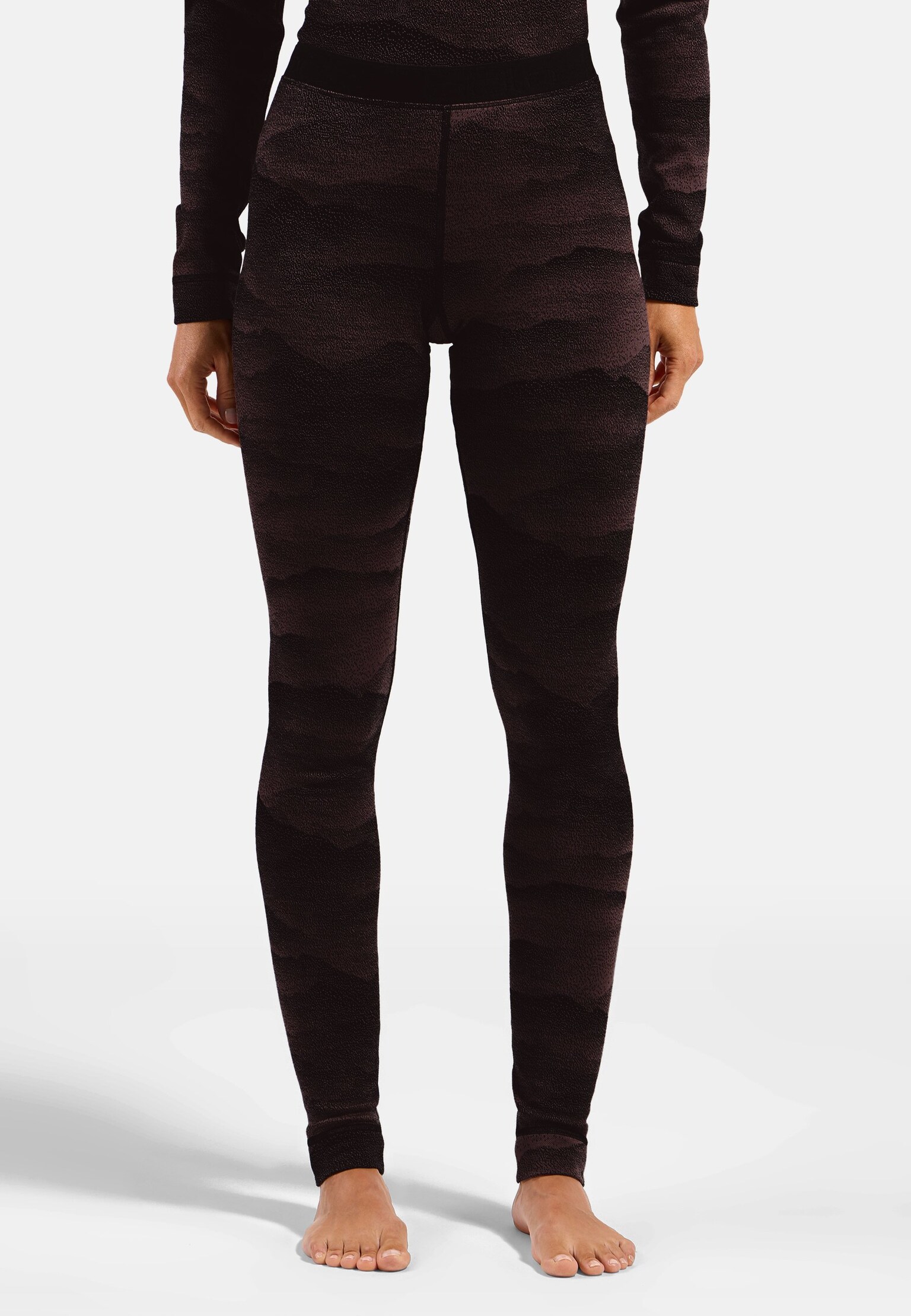 Merino Warm jacquard base layer broek