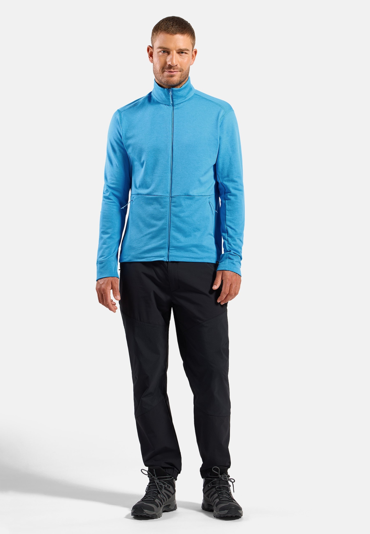 Haut zippé Grid Fleece