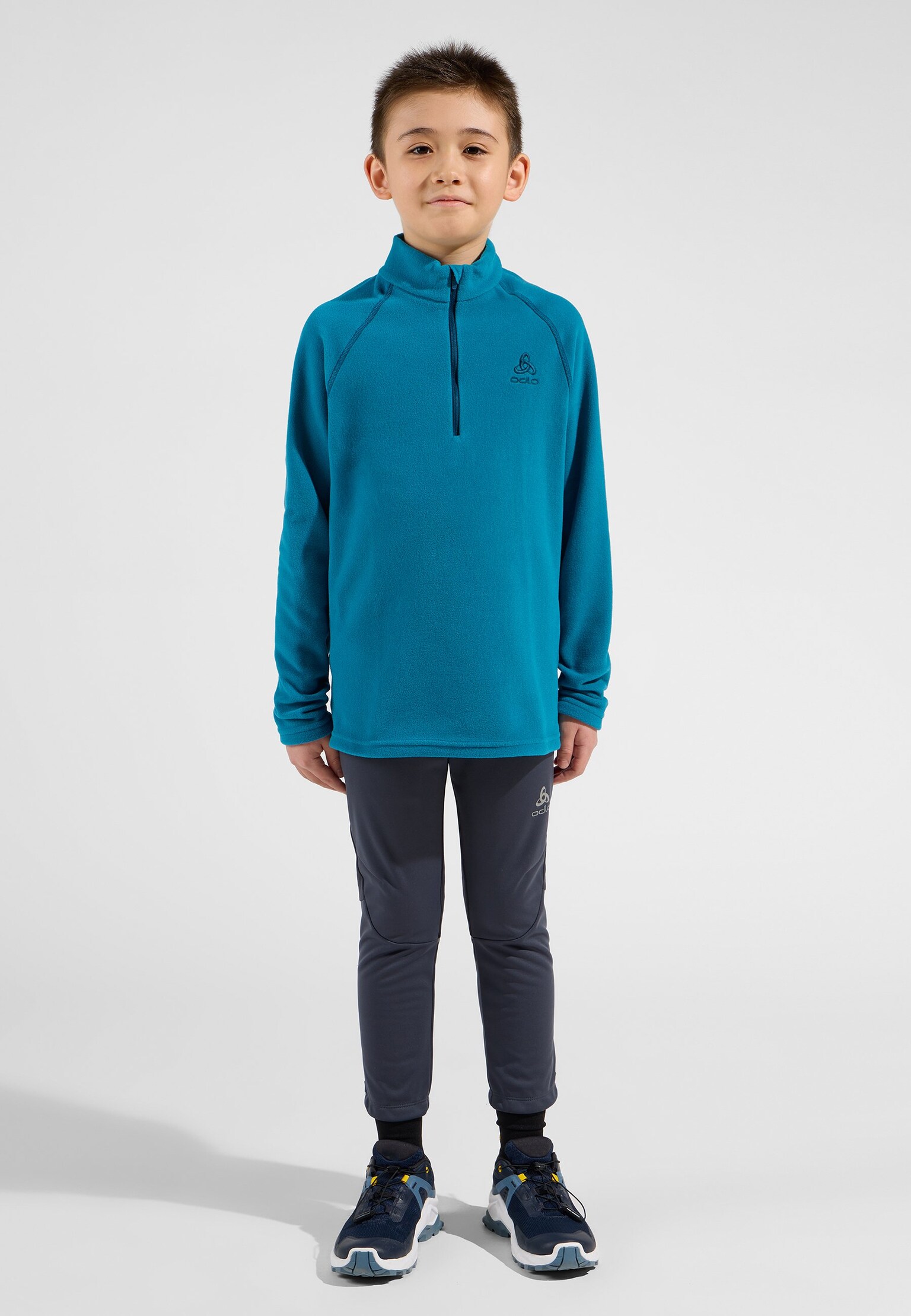 The Rigi kids' half-zip mid layer