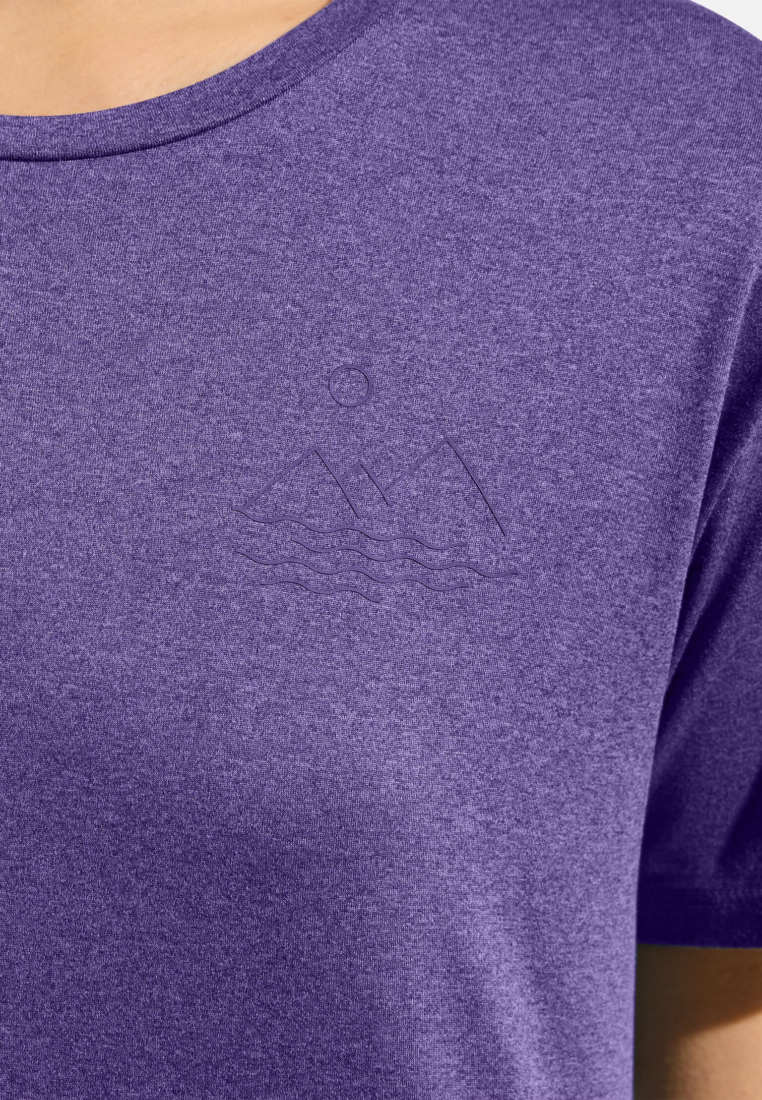 Ascent sol hav fjell t-skjorte