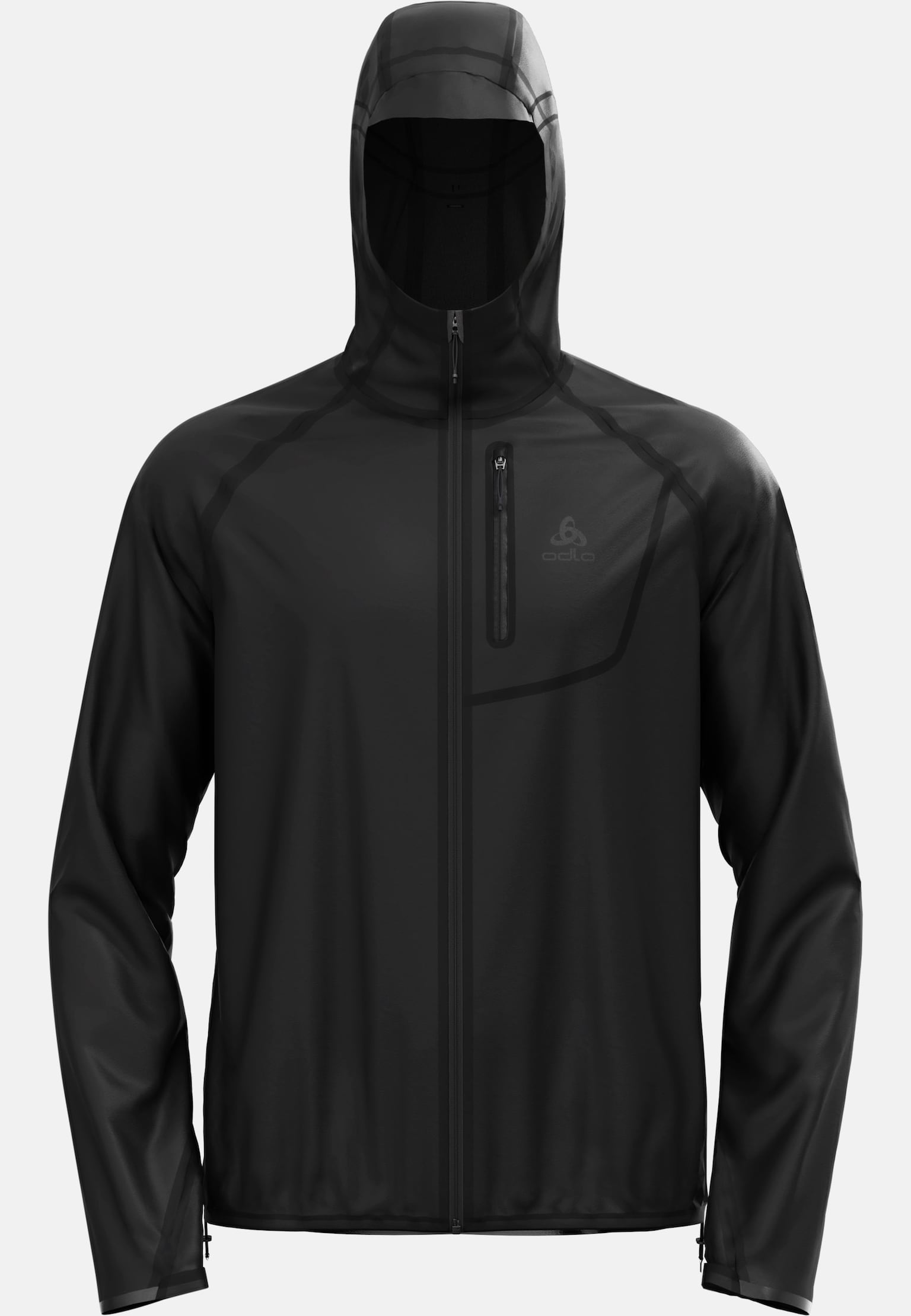 Wasserdichte Zeroweight Dual Dry Performance Knit Laufjacke