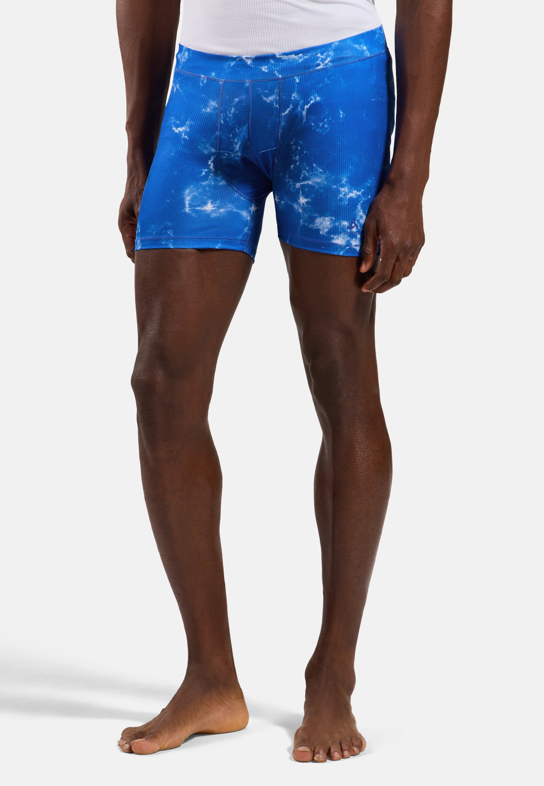 Odlo Active Light Boxershorts mit Rain-Dye-Effekt – Doppelpack für Herren, M, schwarz