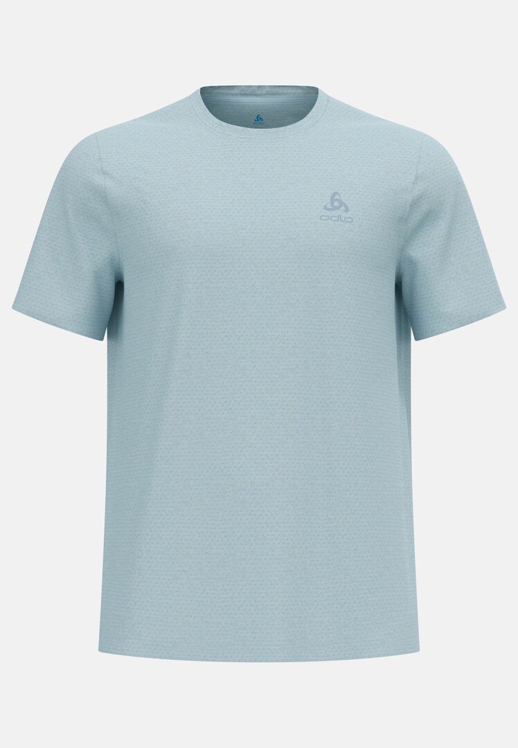 トップス DISSONANCE NTRUL CLASSIC SHIRT LIGHTBLUE Essential Linencool Running T-Shirt in baby blue melange | Odlo
