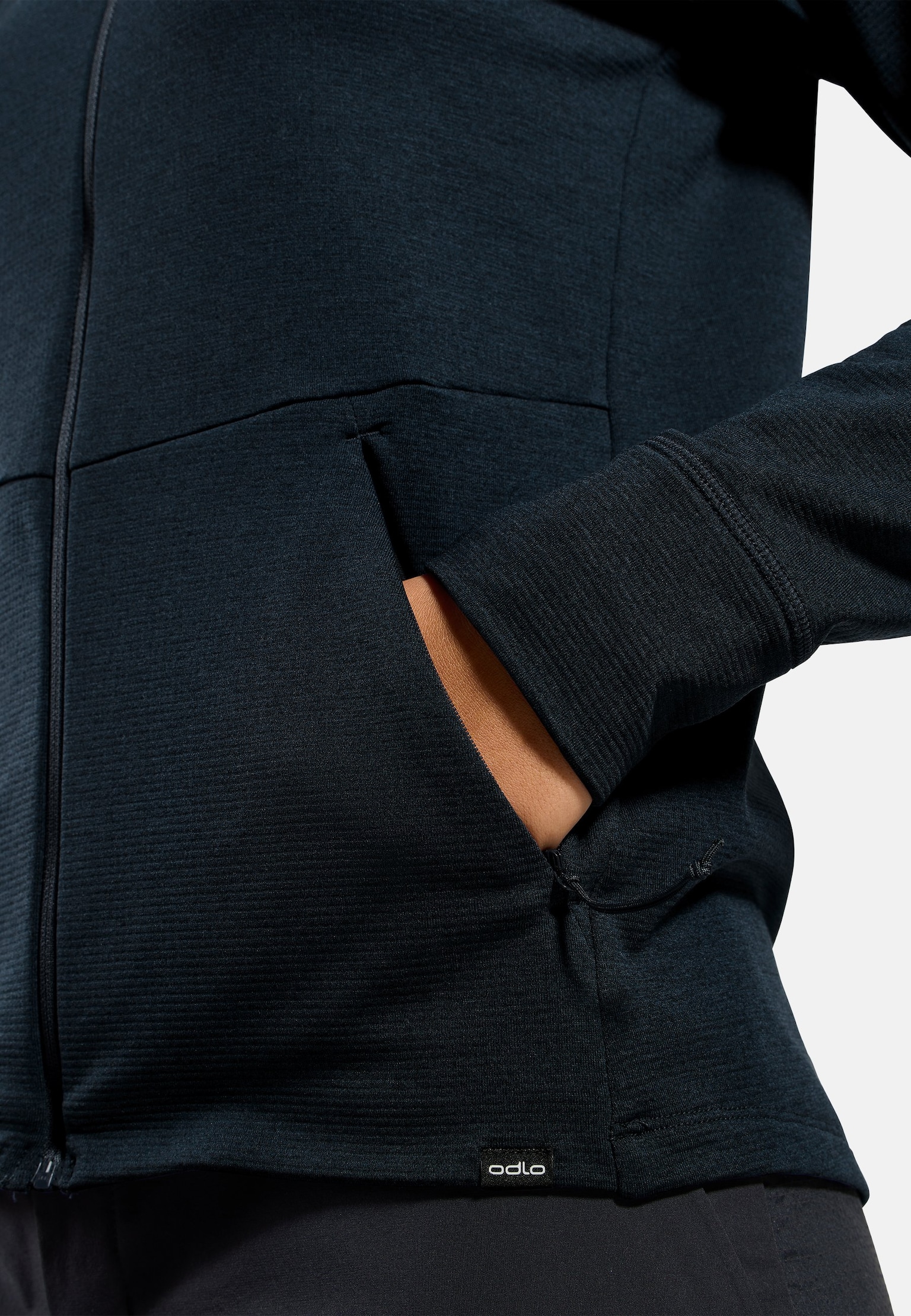 Haut zippé Grid Fleece