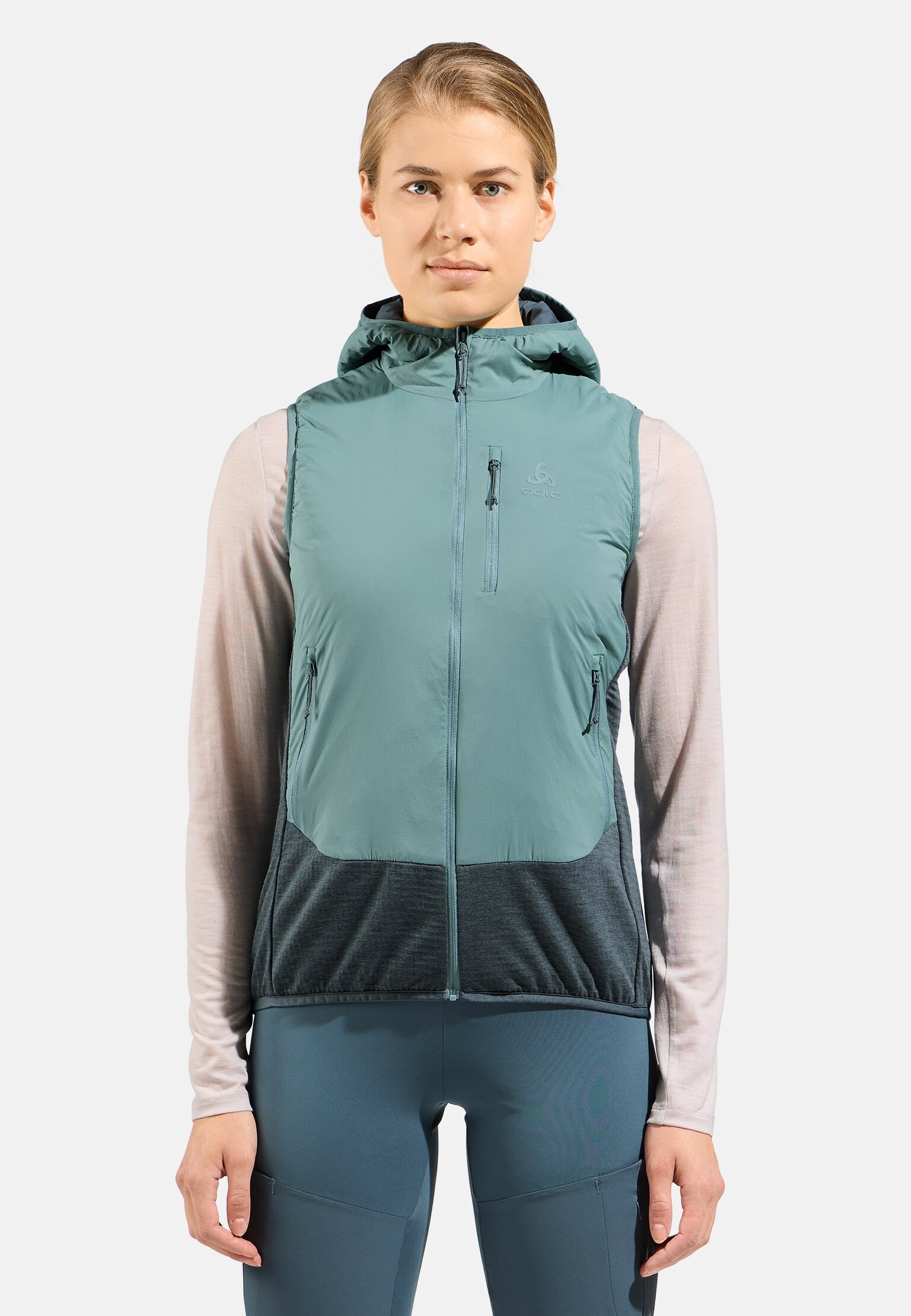 Isolierte Ascent Hybridweste mit Wolle