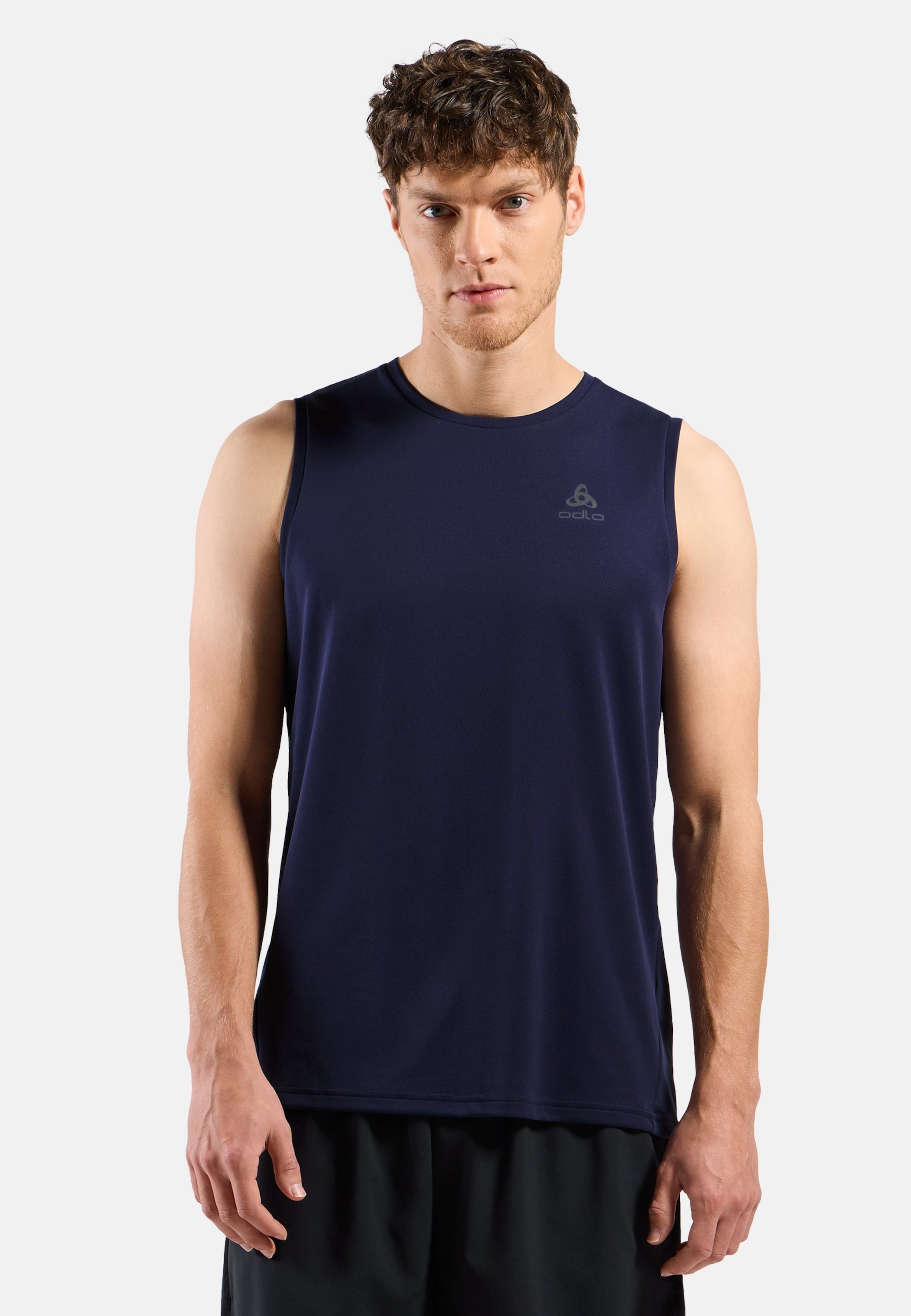 Odlo Essentials Lauf-Top für Herren, L, blau