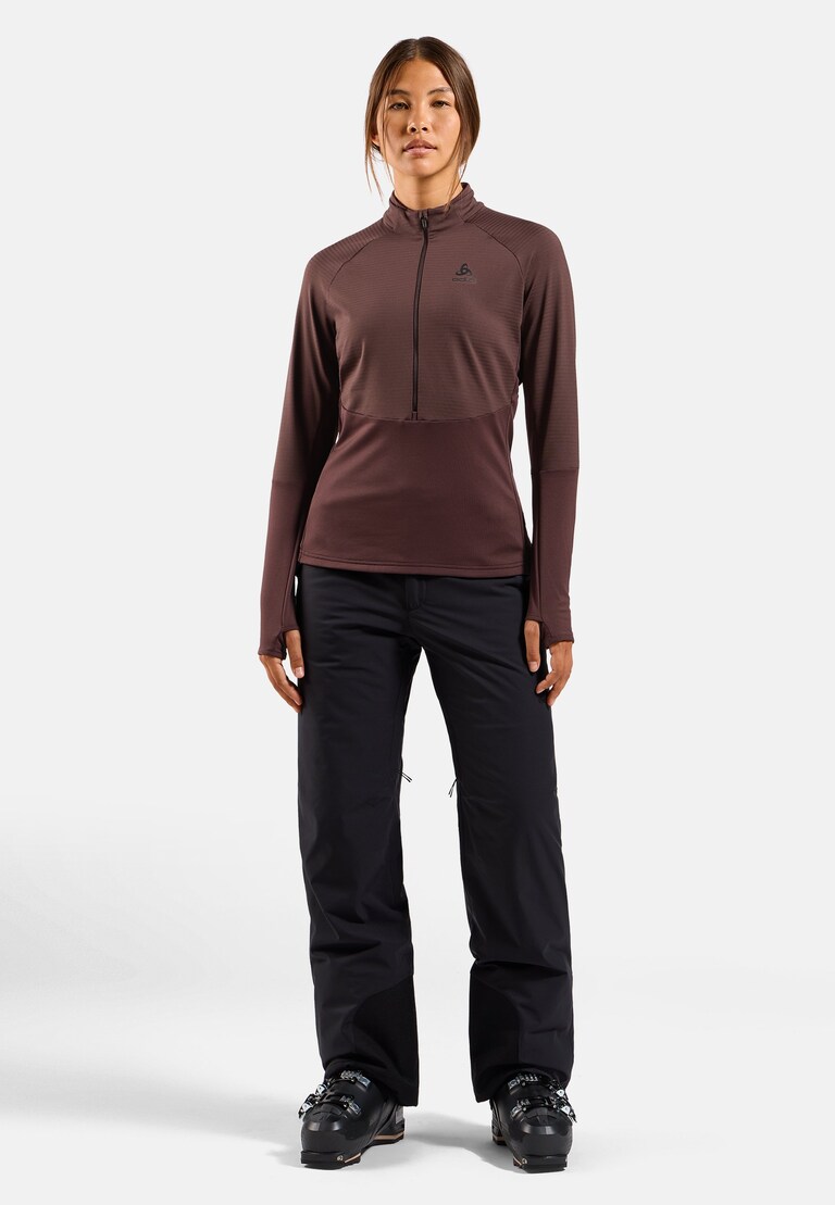 The Descent Ceramiwarm half zip mid layer
