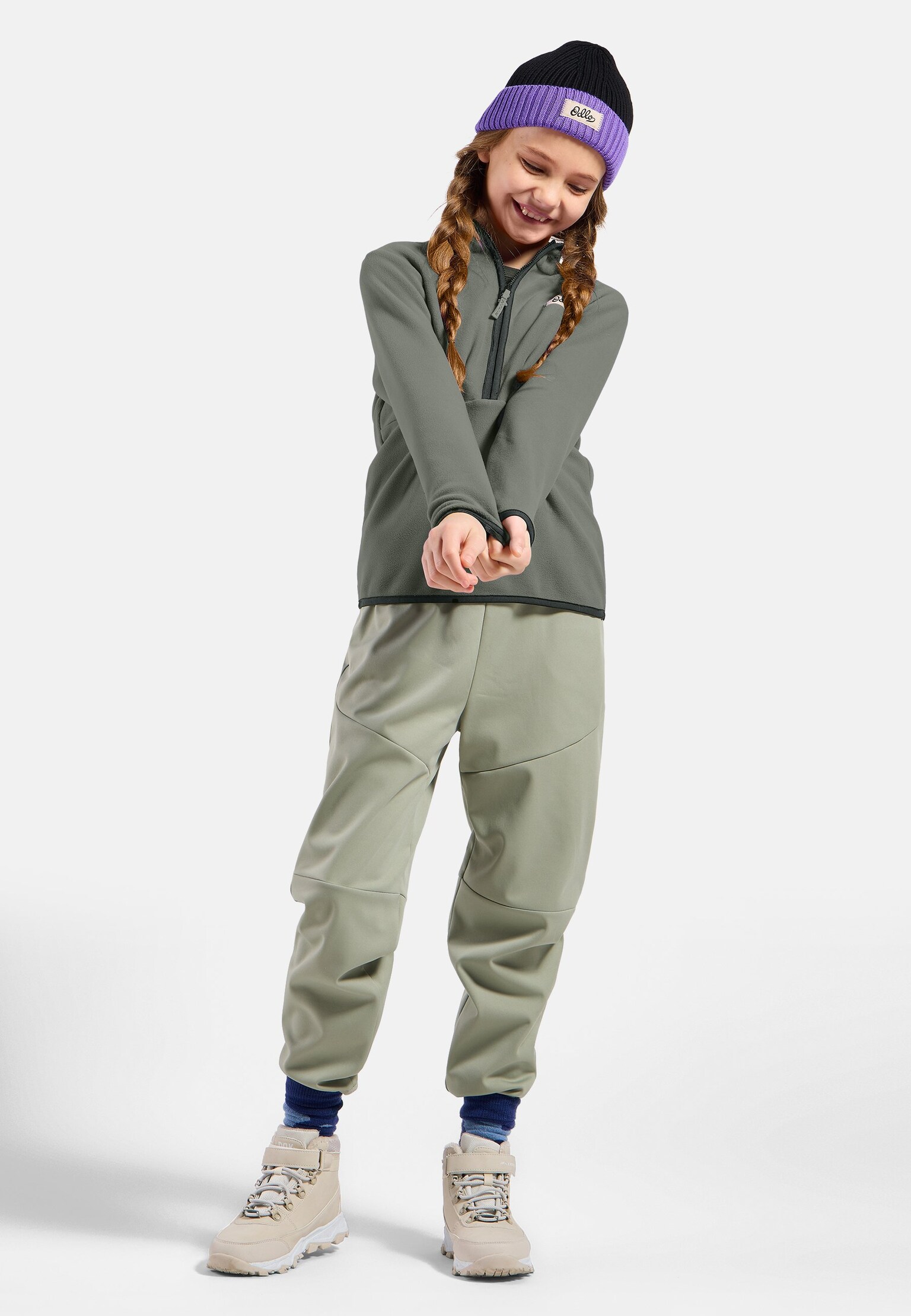 Mid layer met halve rits uit de Adventurer-collectie