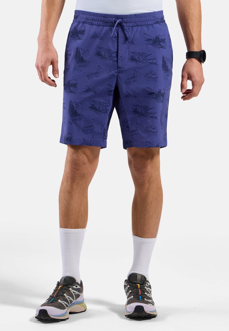 The Essentials print hiking shorts
