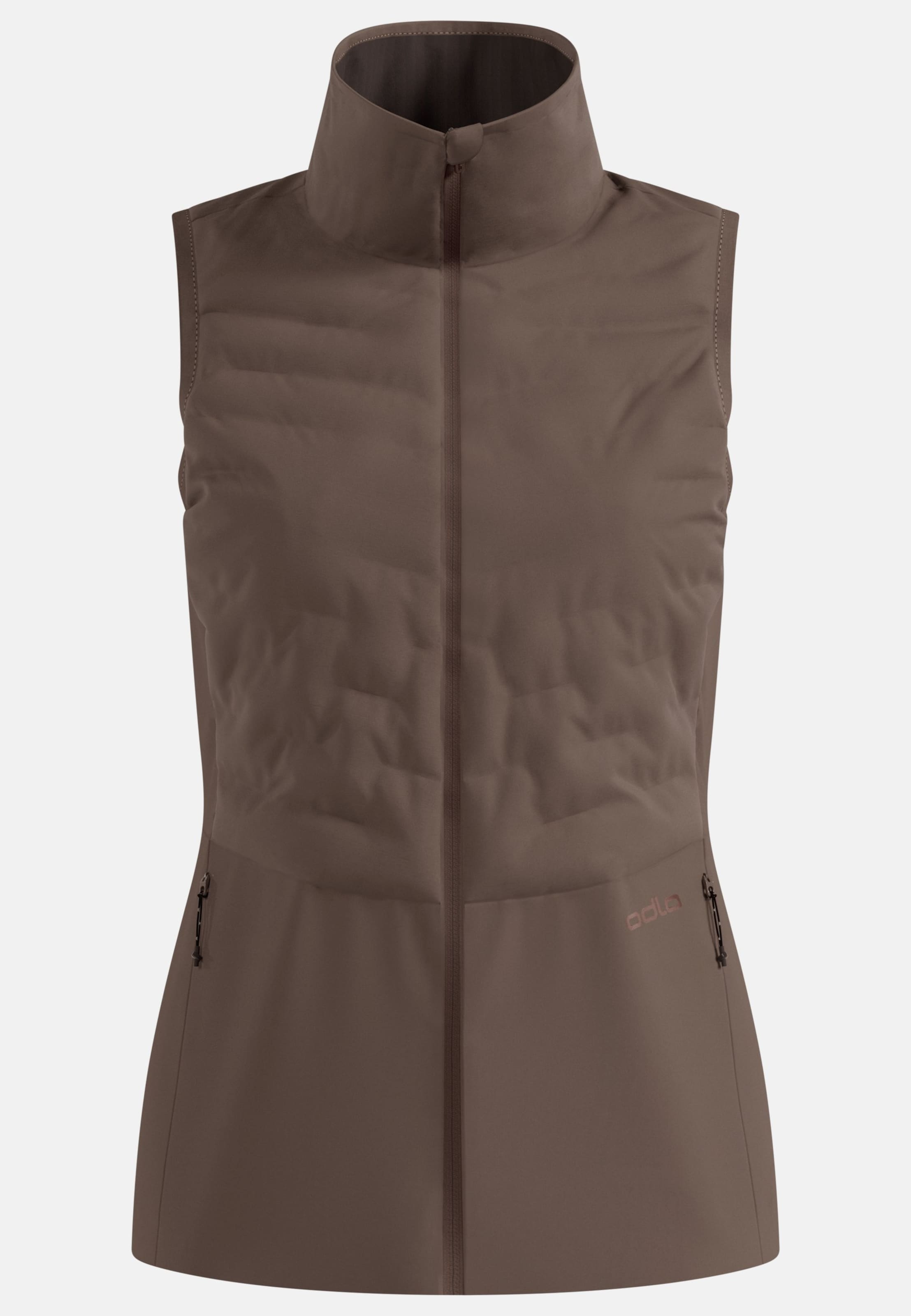 Odlo Zeroweight Insulator Laufweste für Damen - Skilanglauf, Running - braun, L