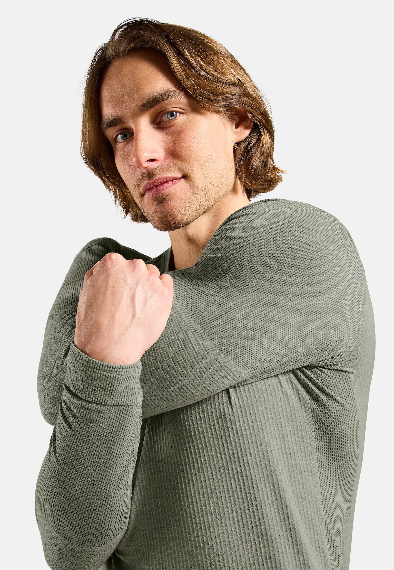 Base layer girocollo senza maniche Seamless Performance Wool
