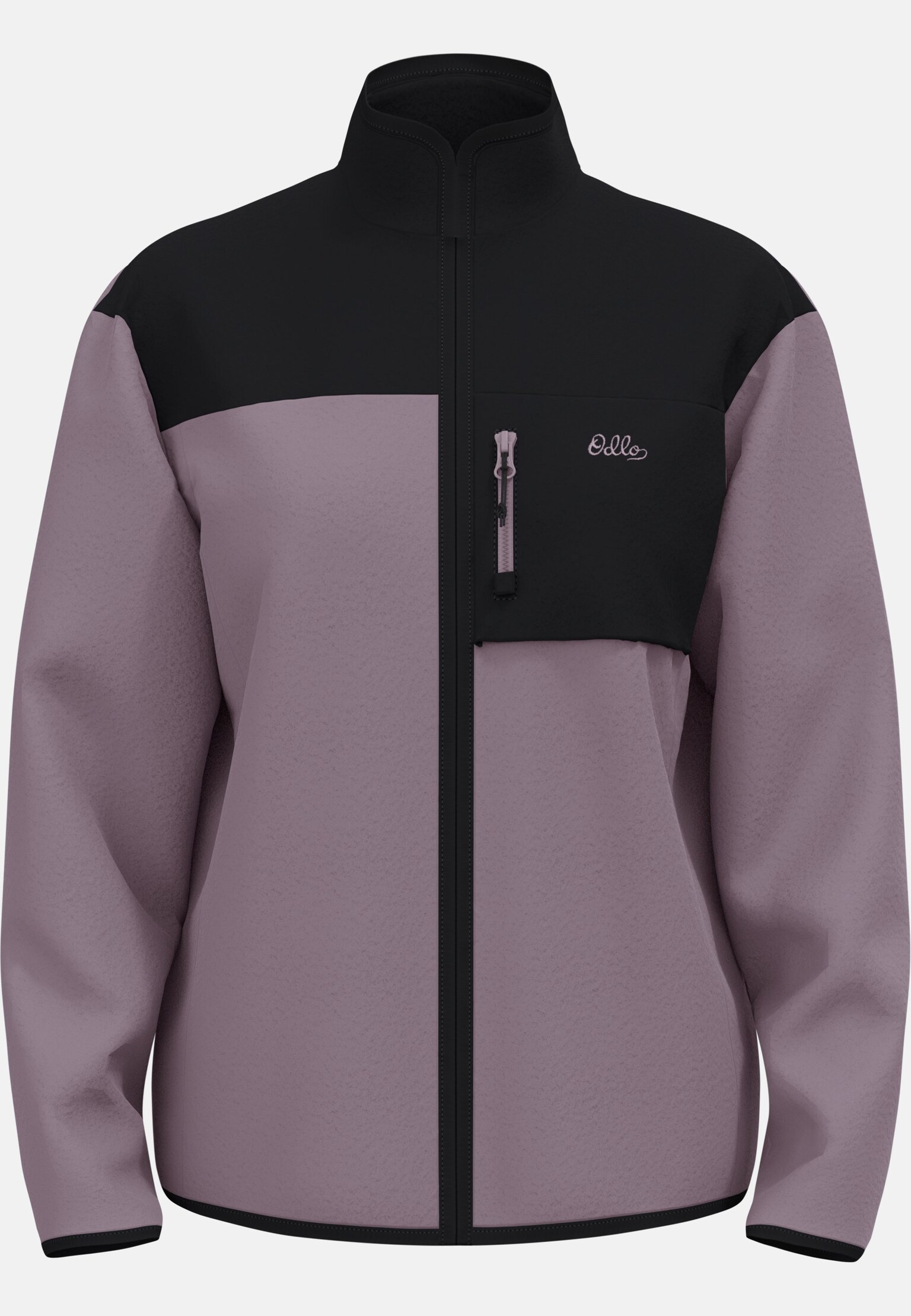 Essential High Pile Blocked Mid Layer Full-Zip
