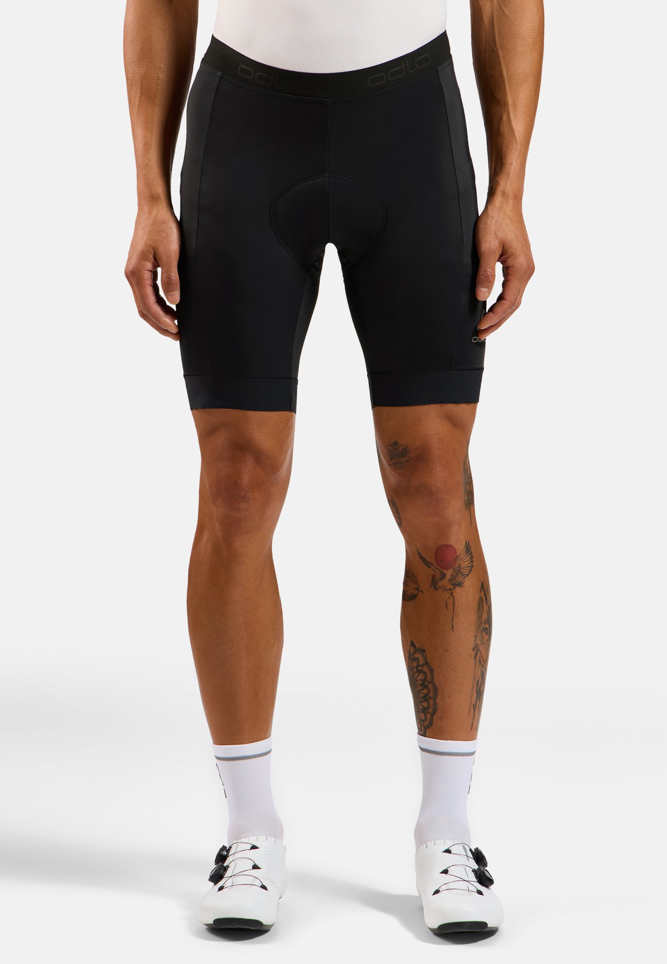 Odlo Zeroweight Radshorts für Herren, S, schwarz