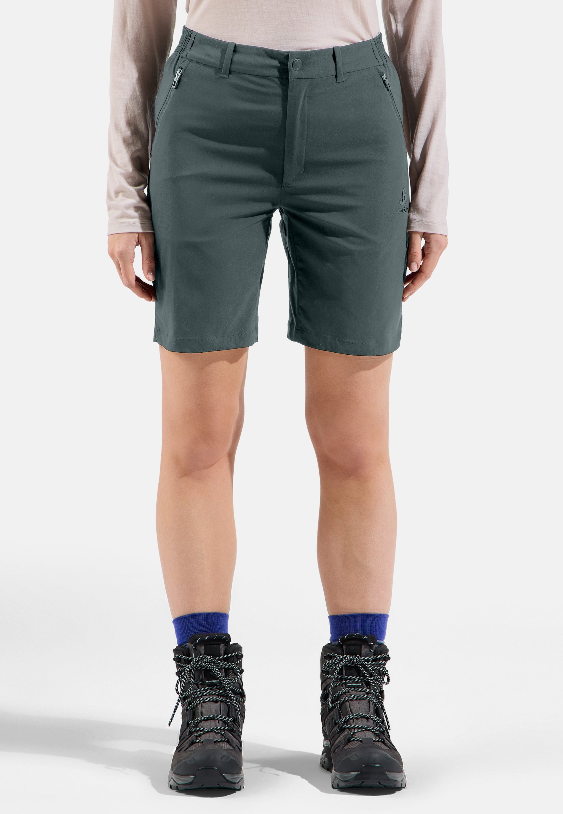 Odlo Ascent Light Wandershorts für Damen, 34, grün