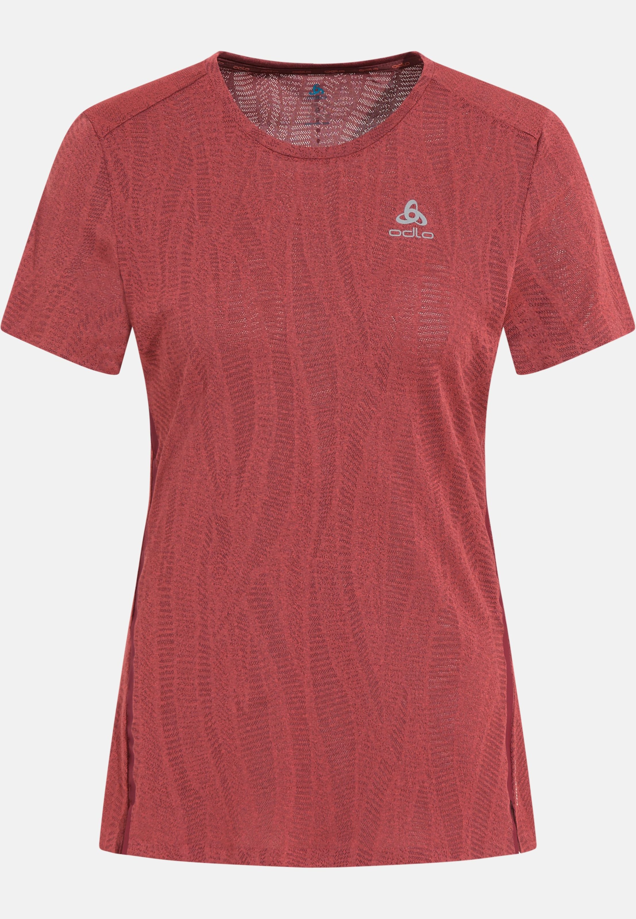 Odlo Zeroweight Engineered Chill-Tec Laufshirt für Damen, XS, rot