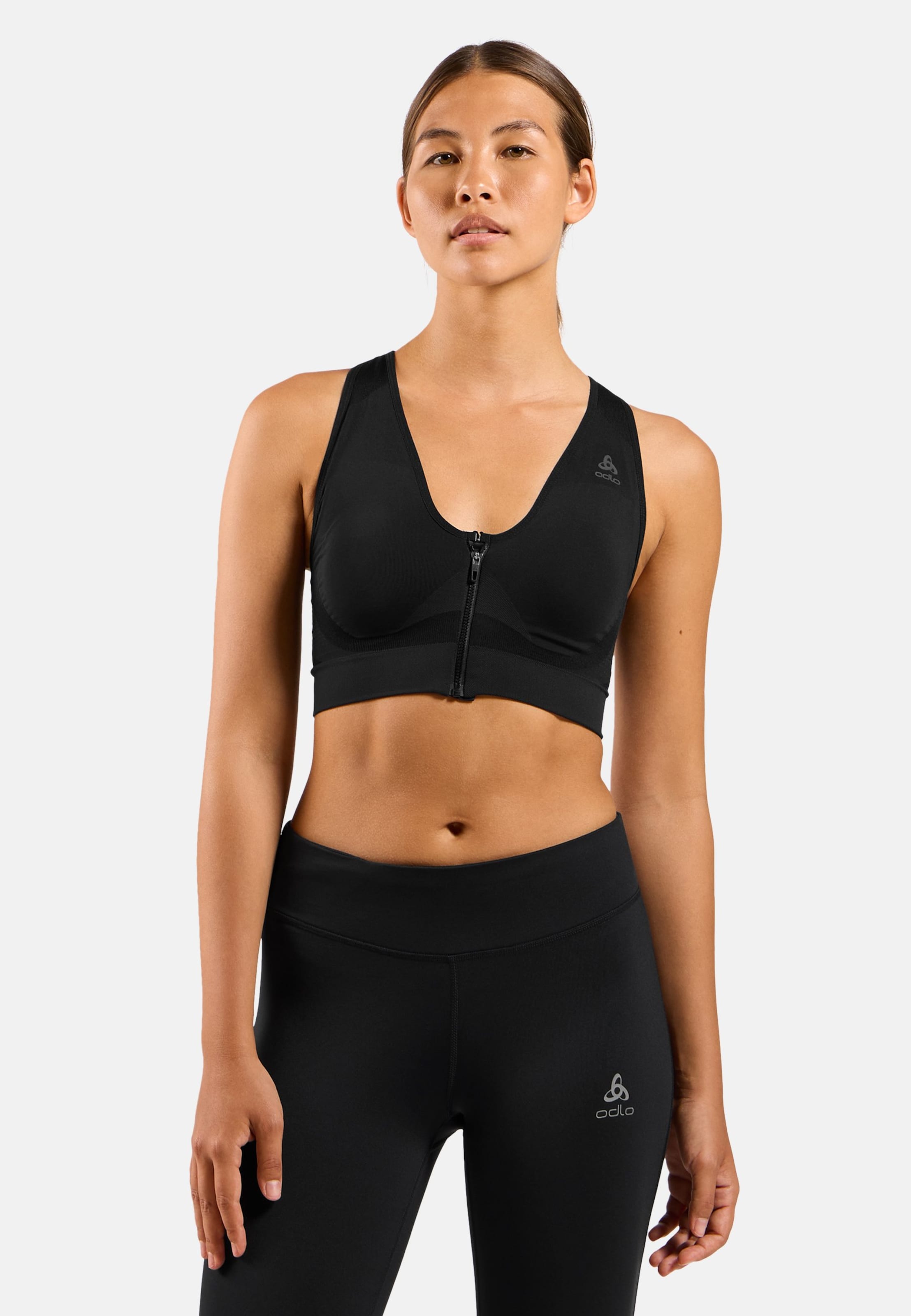 Odlo Seamless High Sport-BH für Damen, S, schwarz