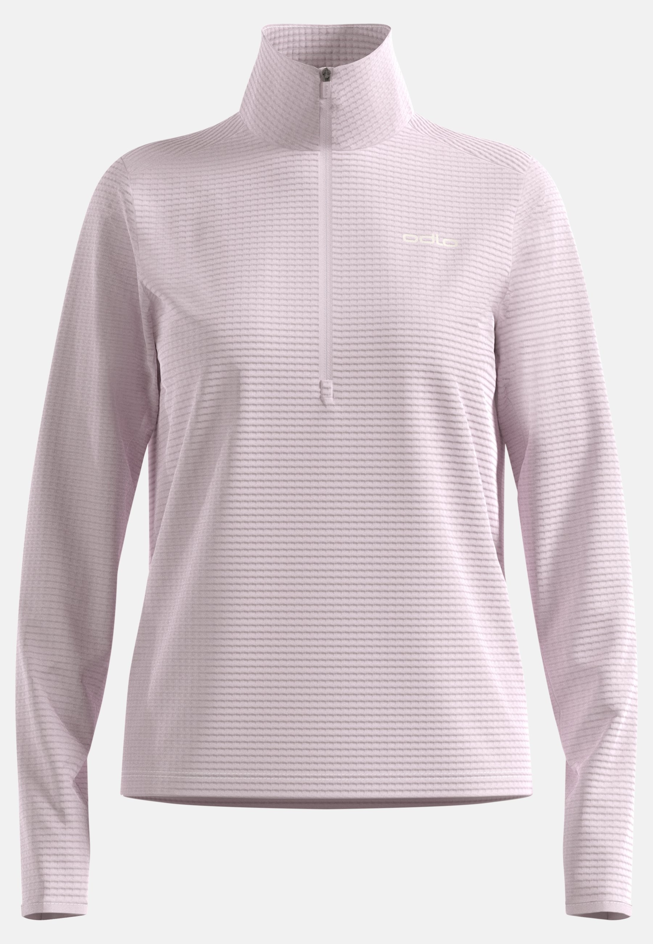 Odlo Essential Thermal Lauf-Mid Layer Half-Zip für Damen - Trail Running, Ski & Snow - pink, L
