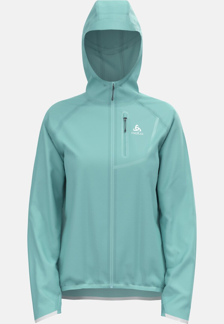 odlo オレンジ ウィンドブレーカー M The Zeroweight Dual Dry Performance Knit waterproof running