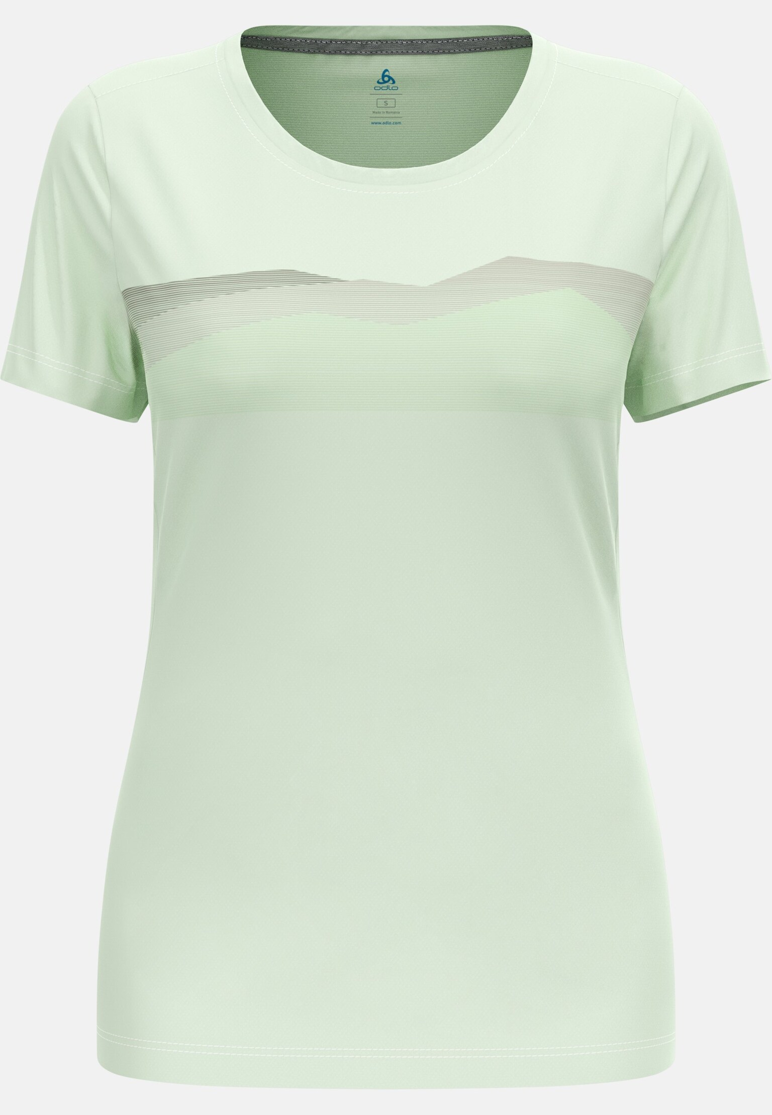 F-Dry T-Shirt mit Bergkamm-Print