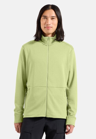 Essentials Multisport Mid Layer aus Grid-Fleece mit Reissverschluss