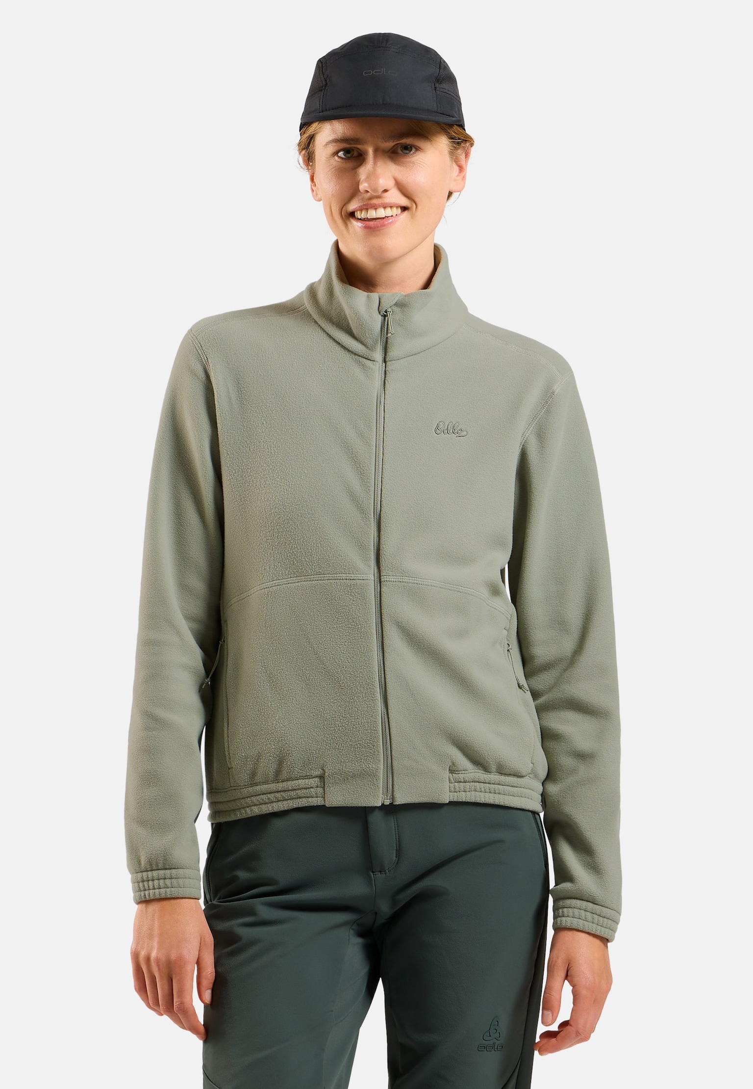 Essentials Multisport klassieke fleece mid layer met volledige rits