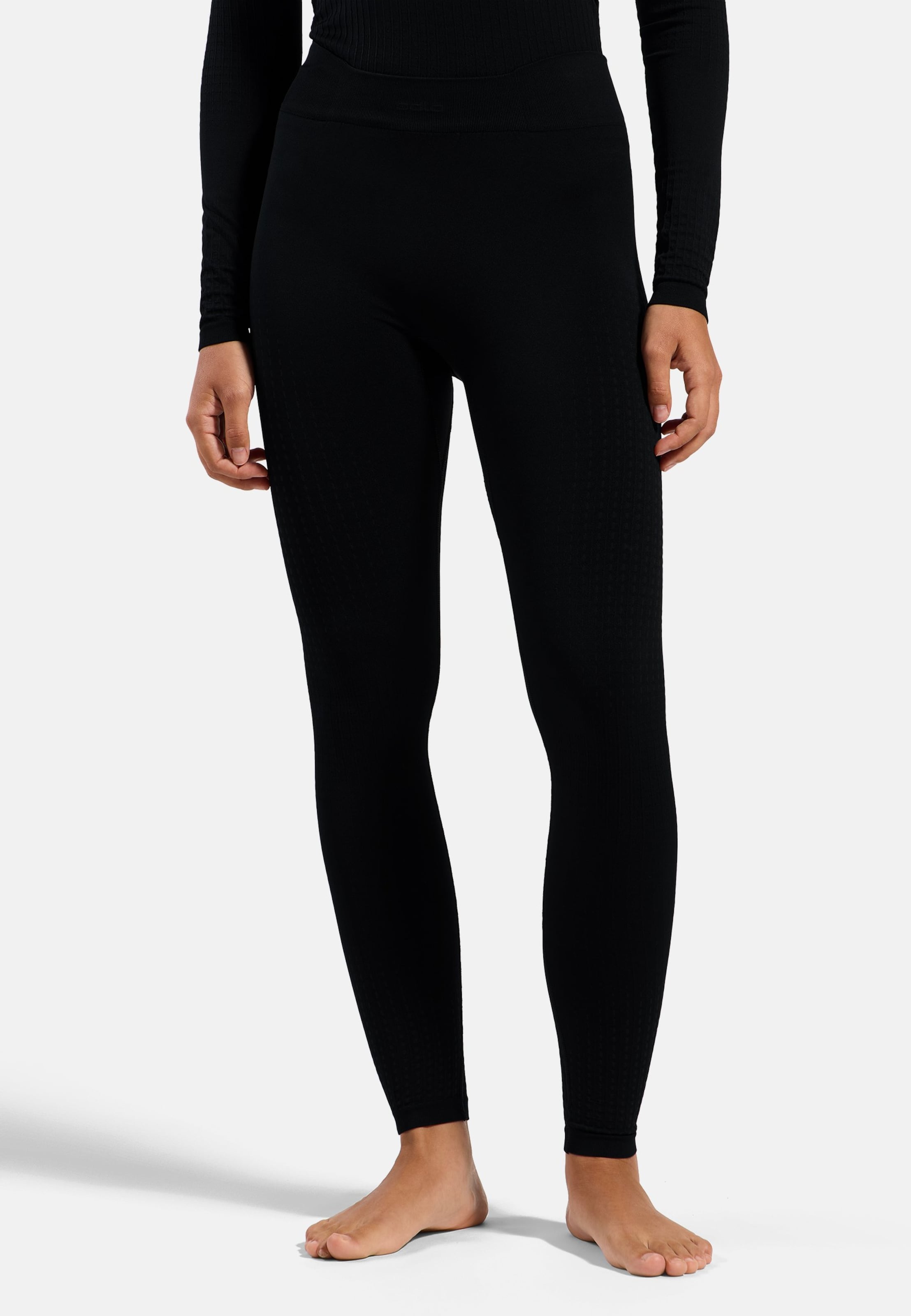 Odlo Performance Warm Base Layer Tights für Damen - Skilanglauf, Ski & Snow - schwarz, XL