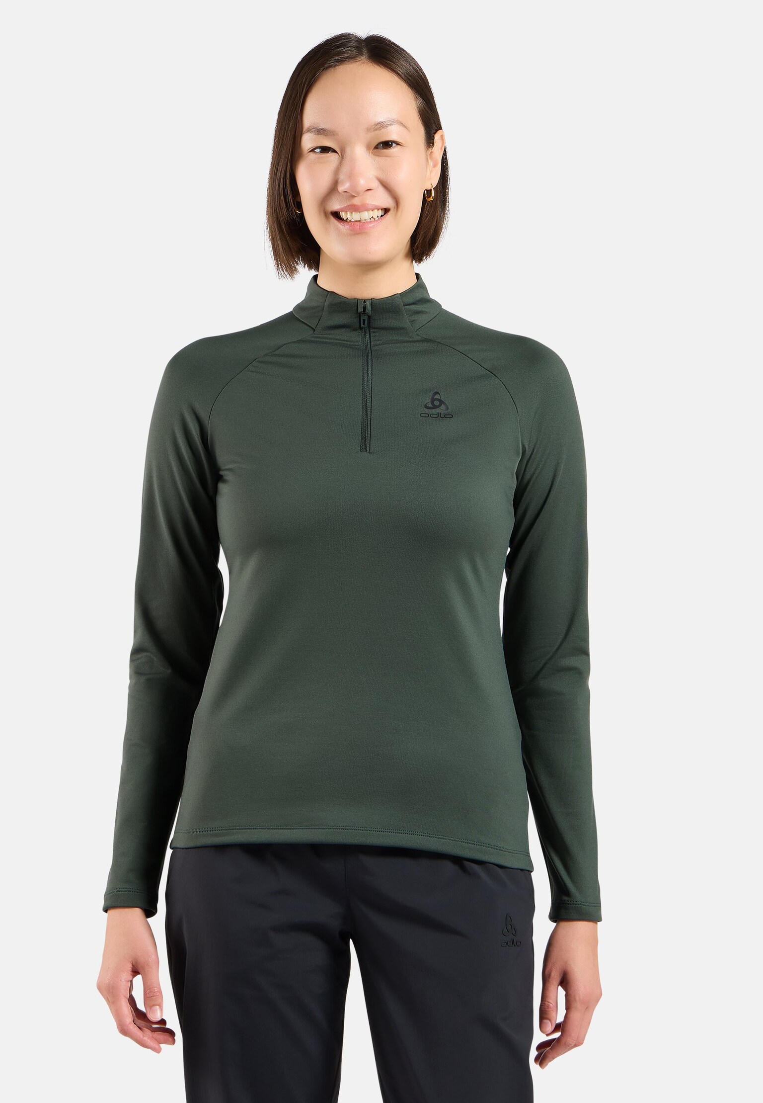 The Essentials Light half-zip mid layer